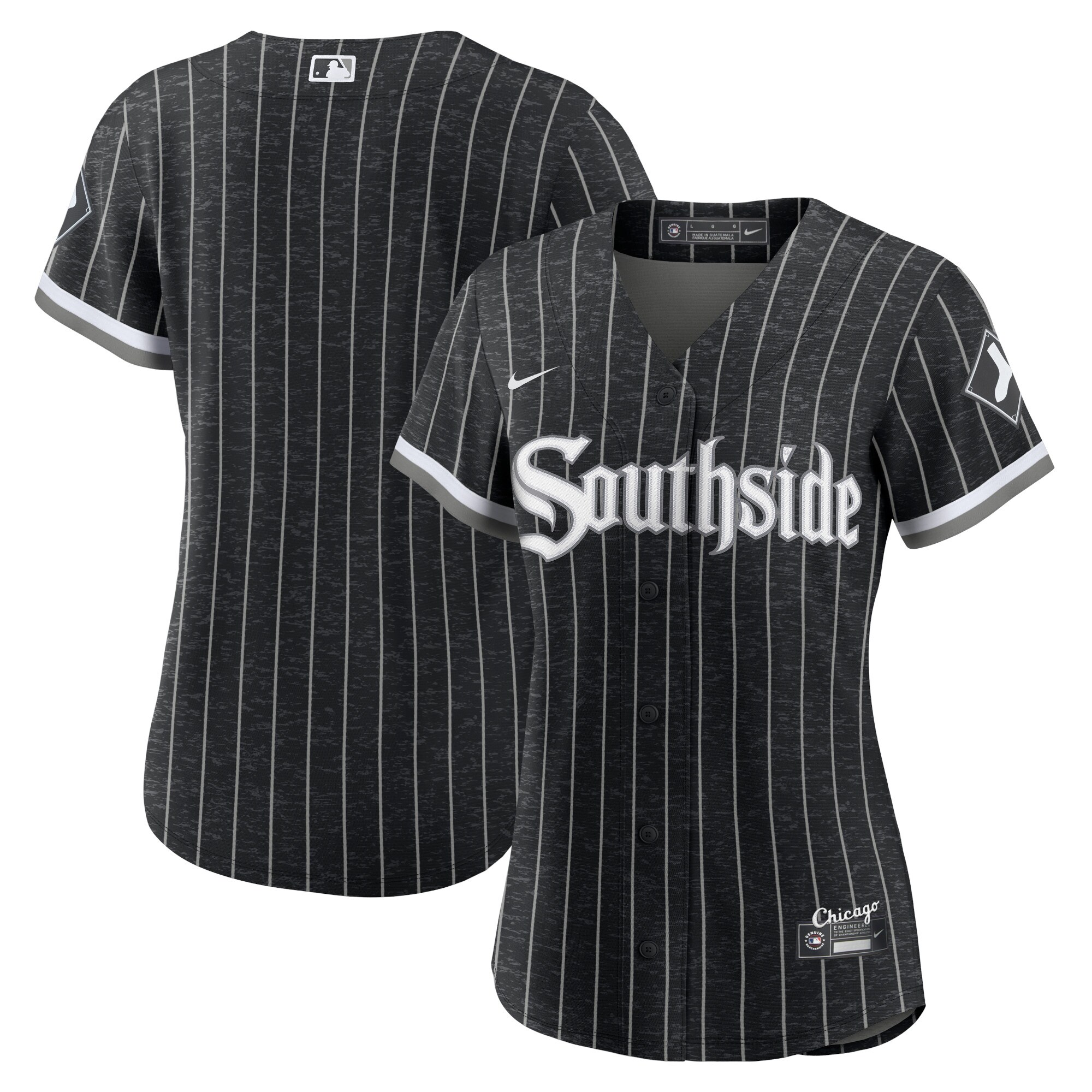 Chicago White Sox  Women's City Connect Replica Jersey - Black