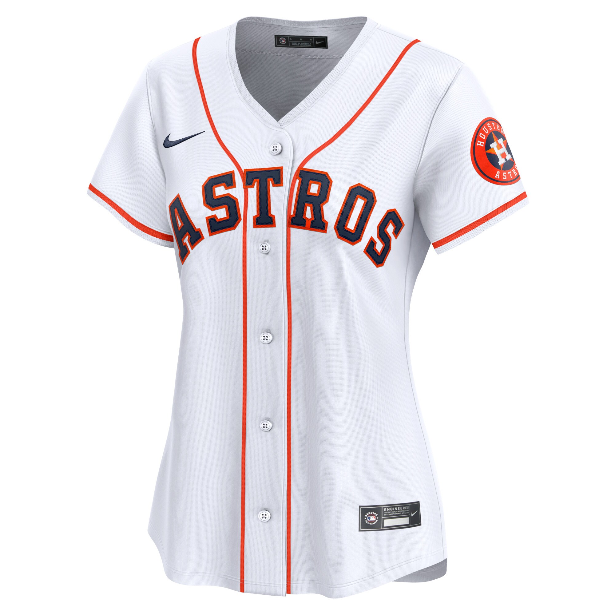 Houston Astros Women's 2024 Jackie Robinson Day Home Limited Jersey White
