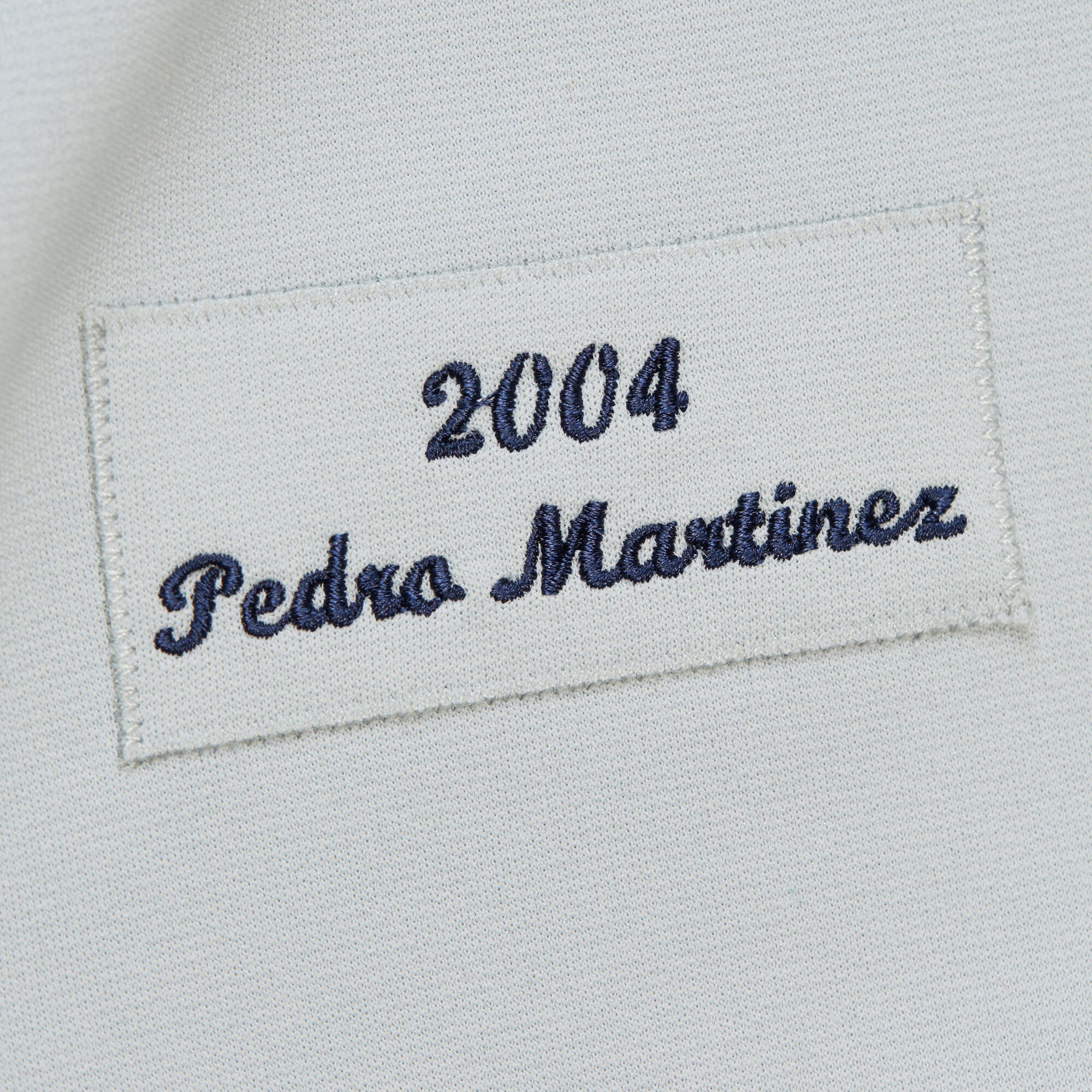 Pedro Martinez Boston Red Sox Mitchell & Ness 2004 Cooperstown Collection Authentic Throwback Jersey - Gray