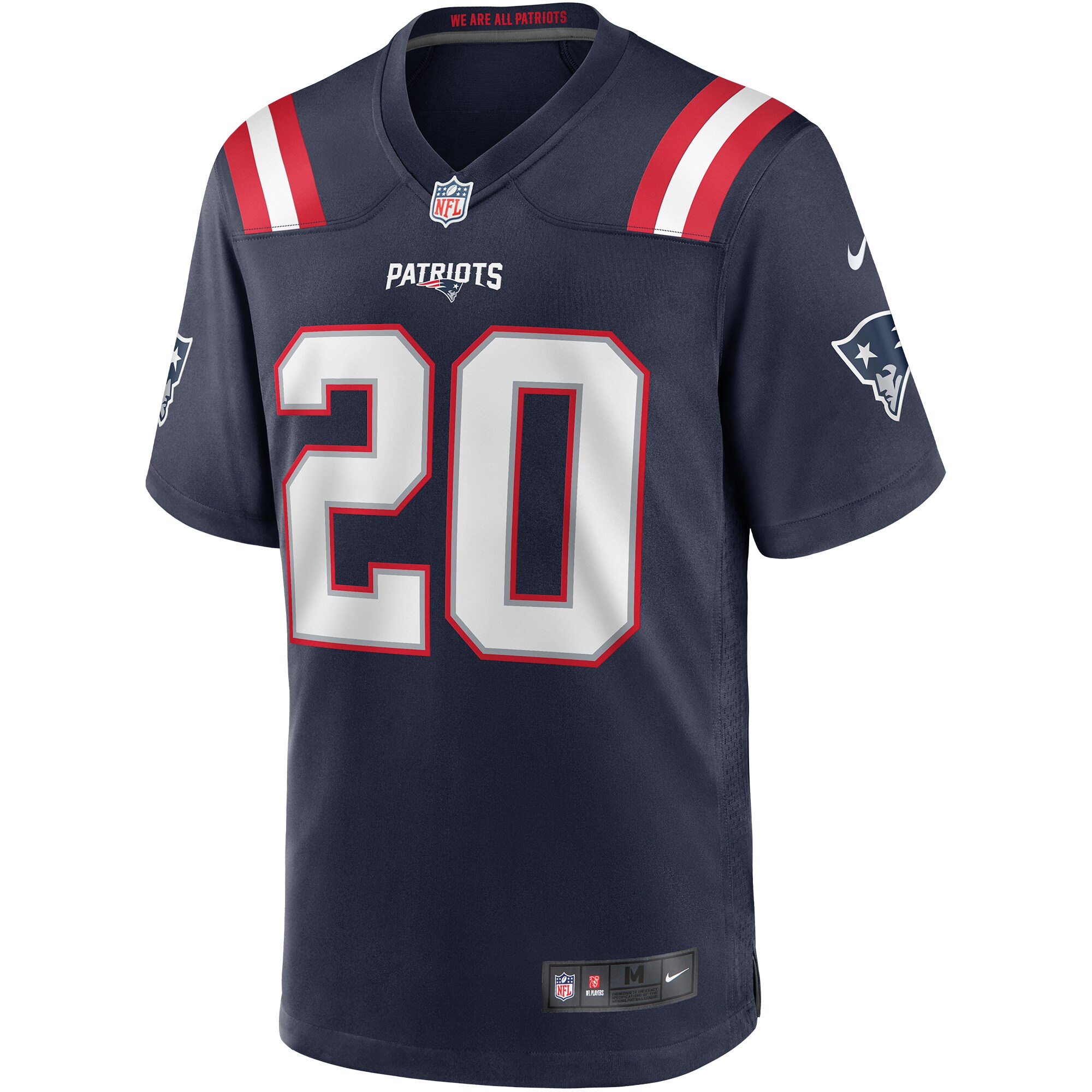 Gino Cappelletti New England Patriots Game Retired Player Jersey - Navy