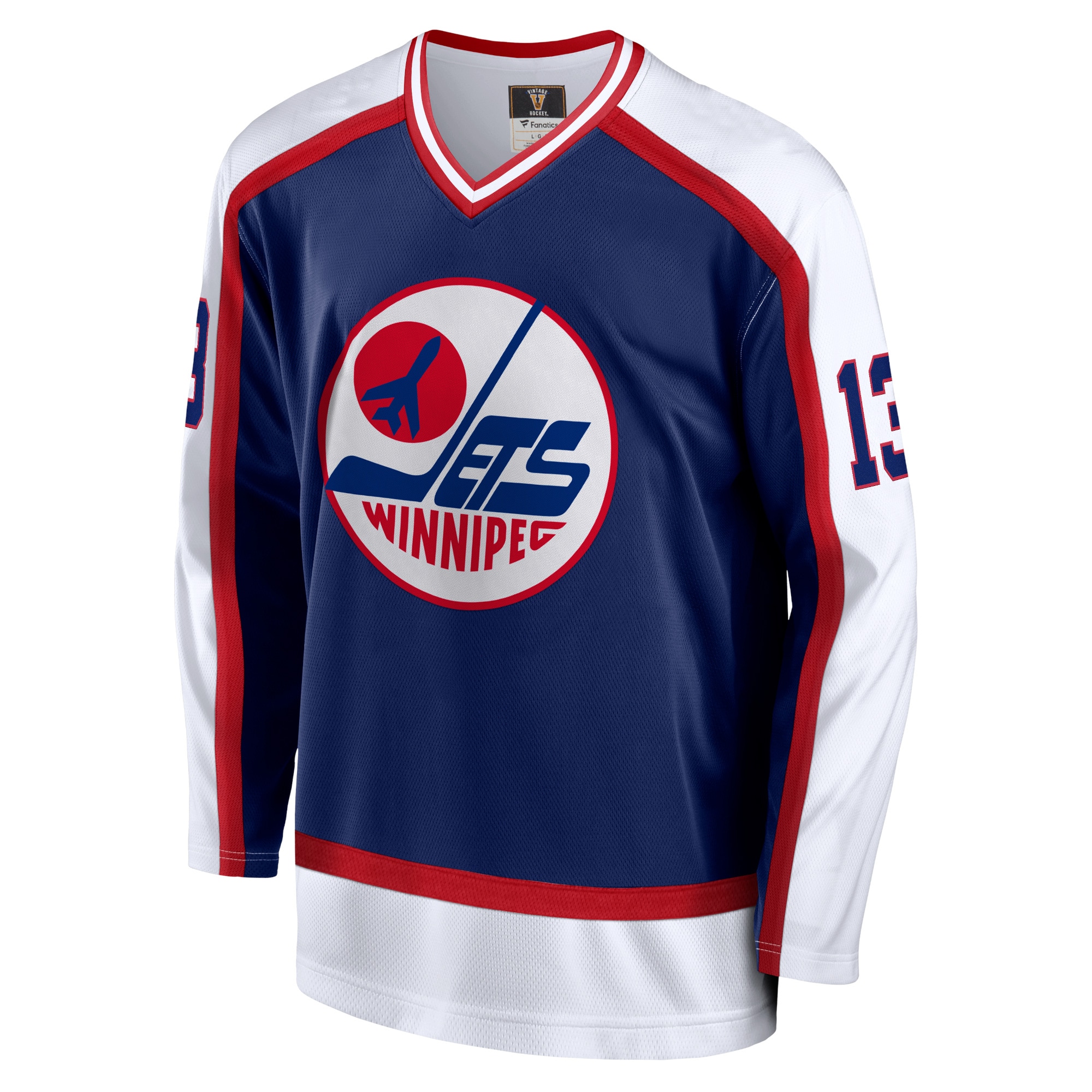 Teemu Selanne Winnipeg Jets Fanatics Breakaway Retired Player Jersey - Navy