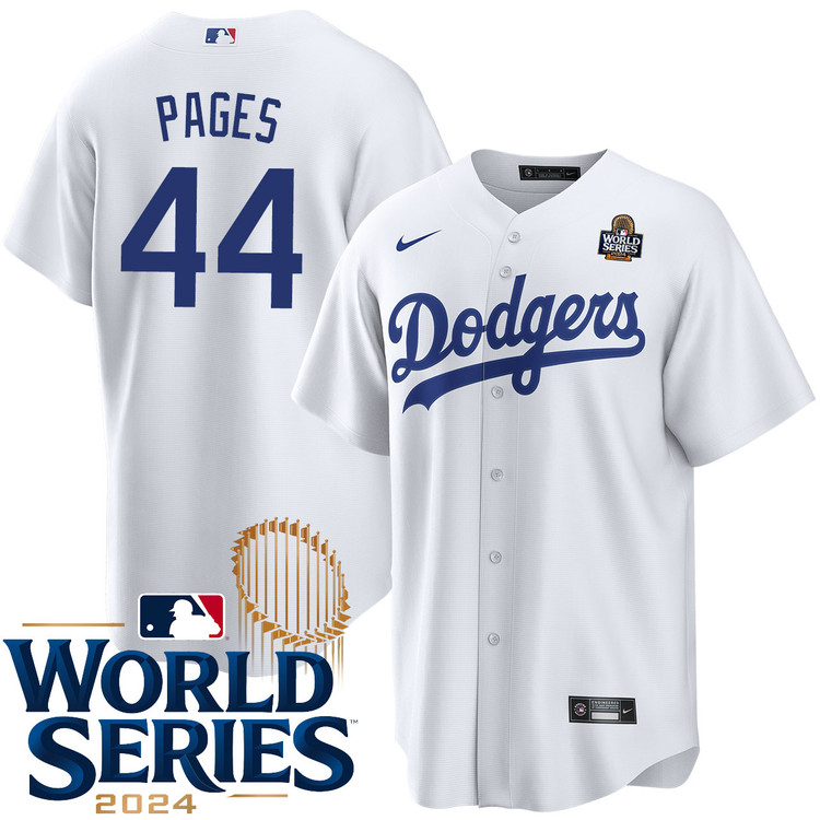 Andy Pages Los Angeles Dodgers Home World Series Jersey