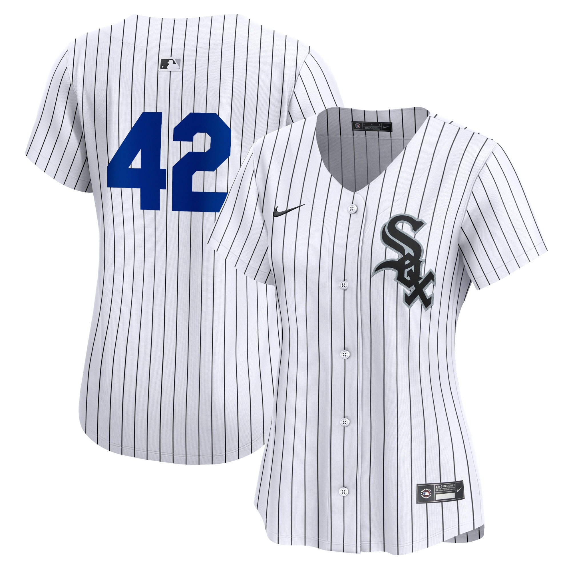 Chicago White Sox Women's 2024 Jackie Robinson Day Home Limited Jersey White