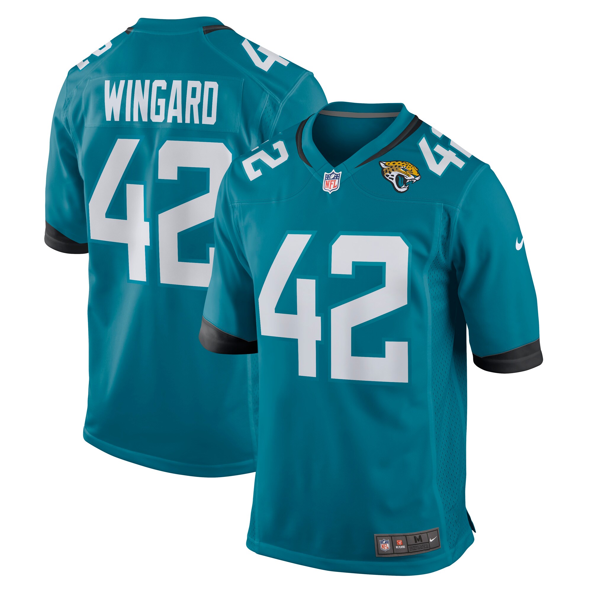 Andrew Wingard Jacksonville Jaguars  Game Jersey - Teal