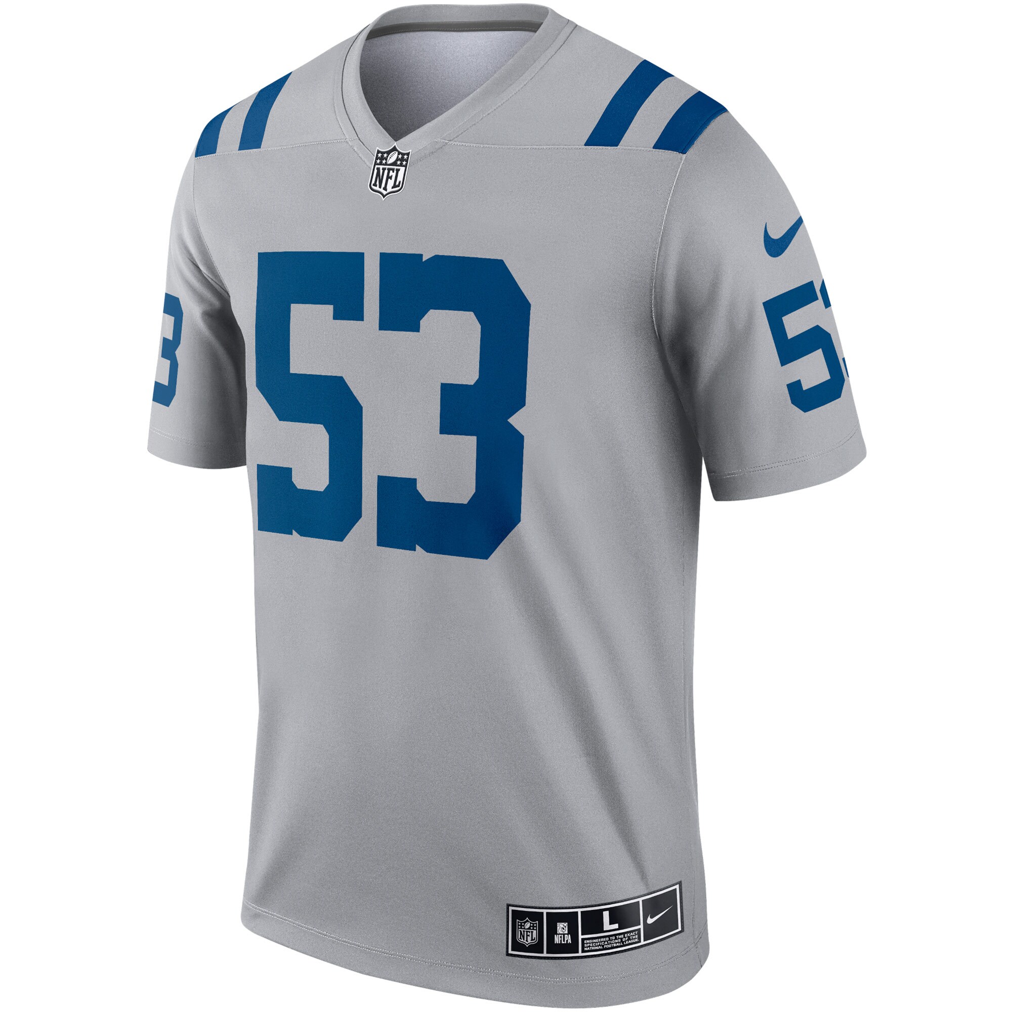 Darius Leonard Indianapolis Colts  Inverted Legend Jersey - Gray