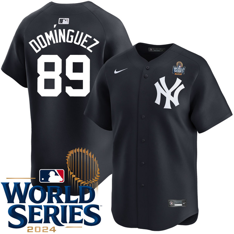Jasson Dominguez New York Yankees Alternate Limited World Series Jersey