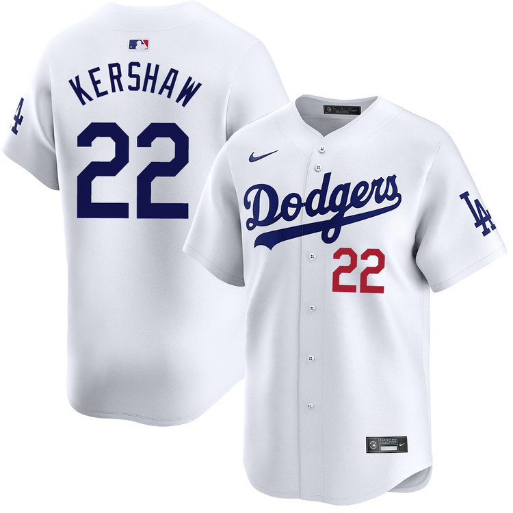Clayton Kershaw Los Angeles Dodgers Home Limited Jersey