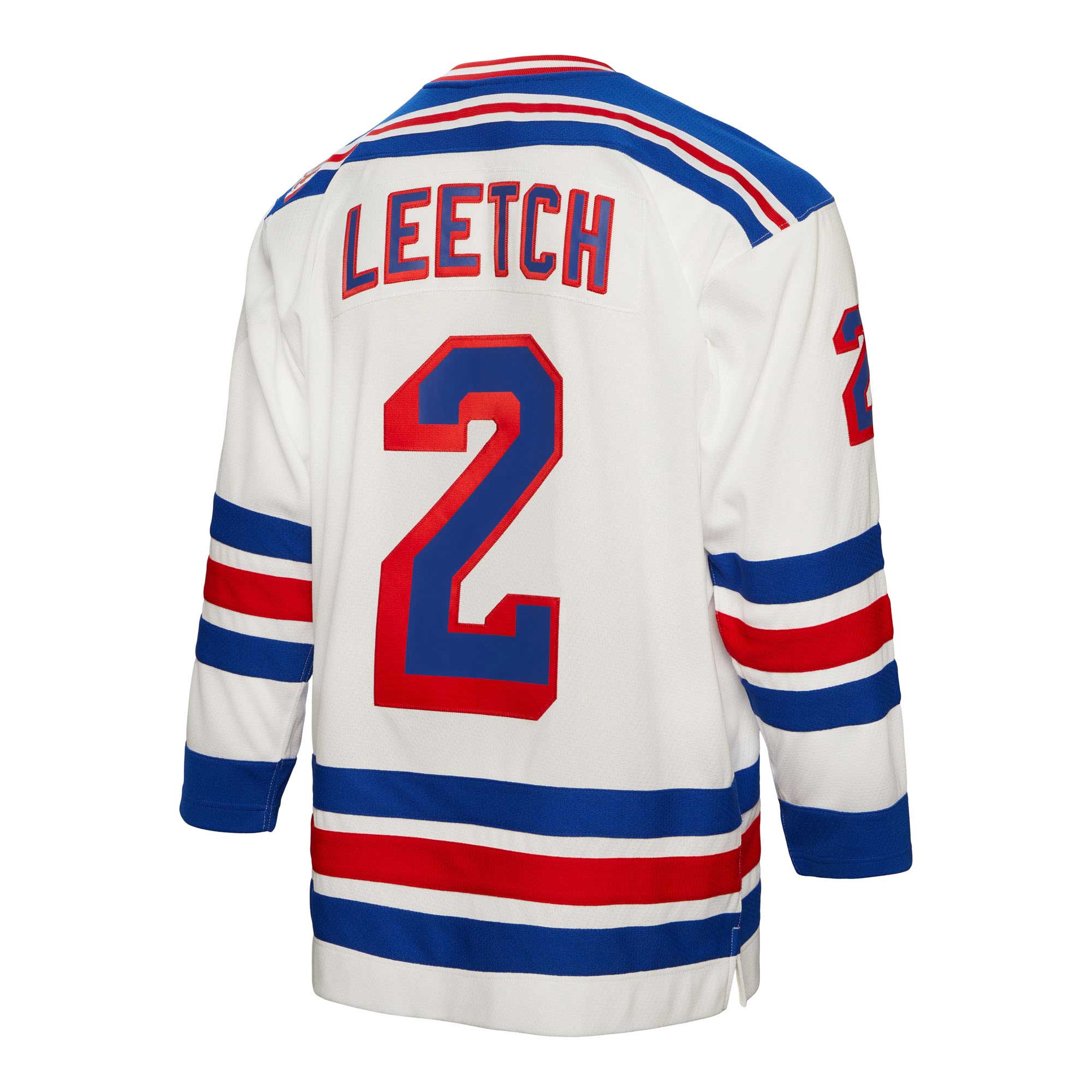 Brian Leetch New York Rangers Mitchell & Ness Alternate Captain Patch 1993\/94 Blue Line Player Jersey - White