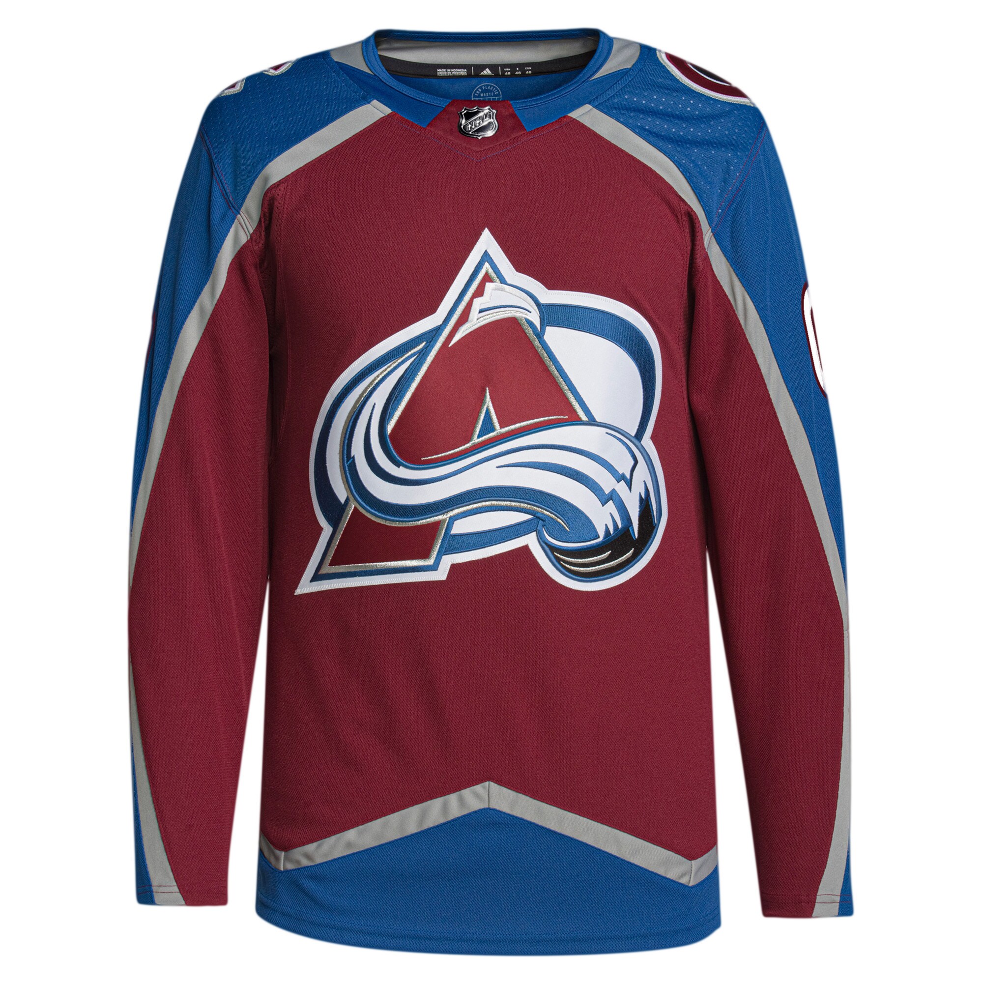 Colorado Avalanche adidas Home Primegreen Authentic Custom Jersey - Burgundy