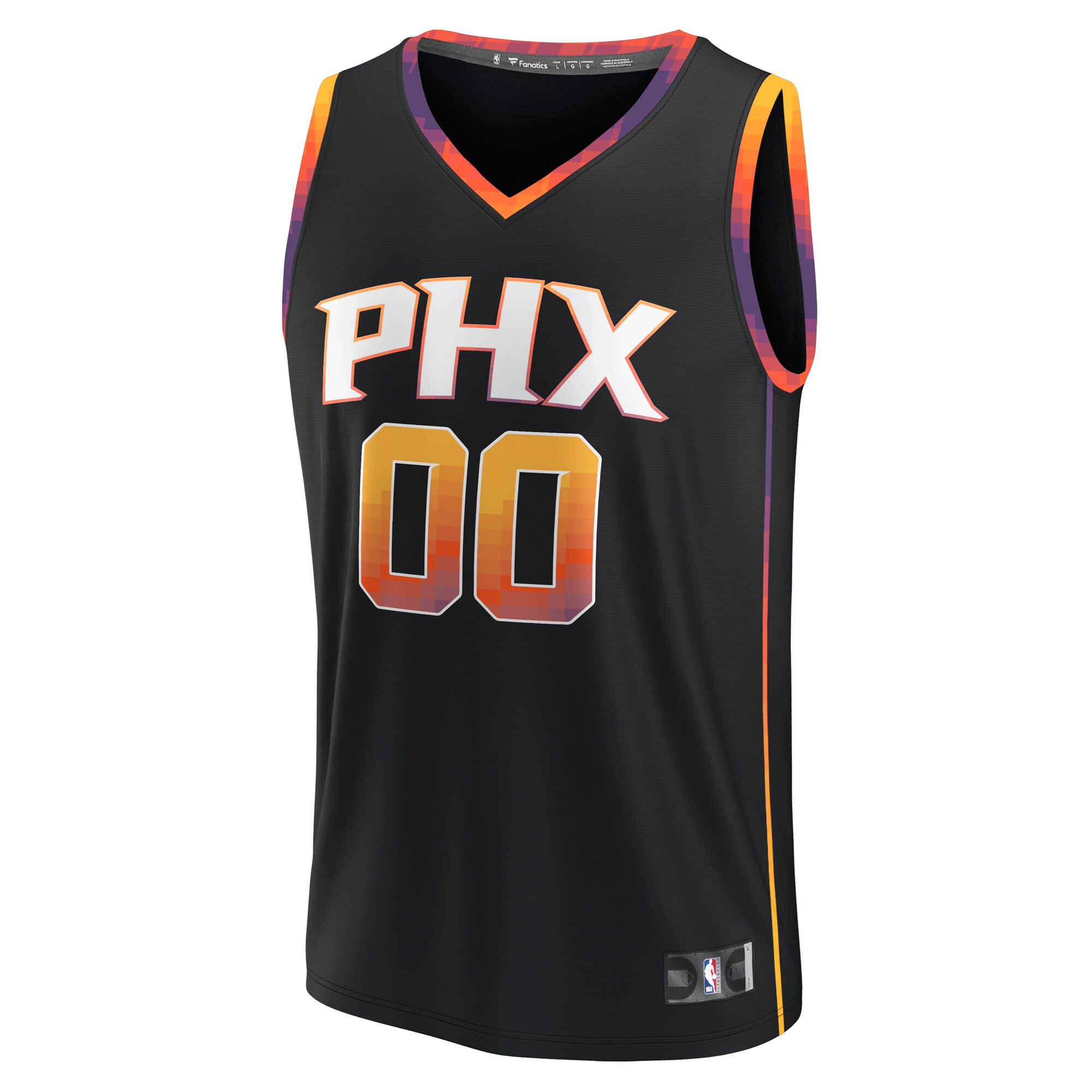 Phoenix Suns Fanatics Youth Fast Break Replica Custom Jersey - Statement Edition - Black