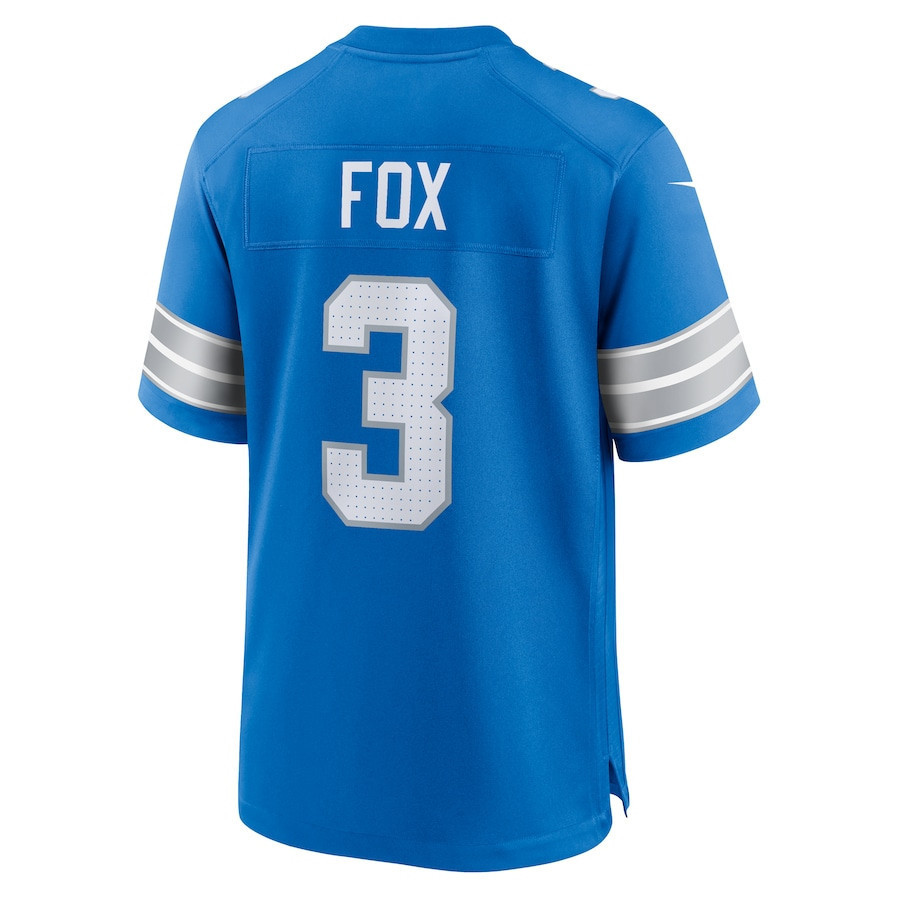 Jack Fox #3 Detroit Lions Super Bowl LIX Jersey - Men's - Blue
