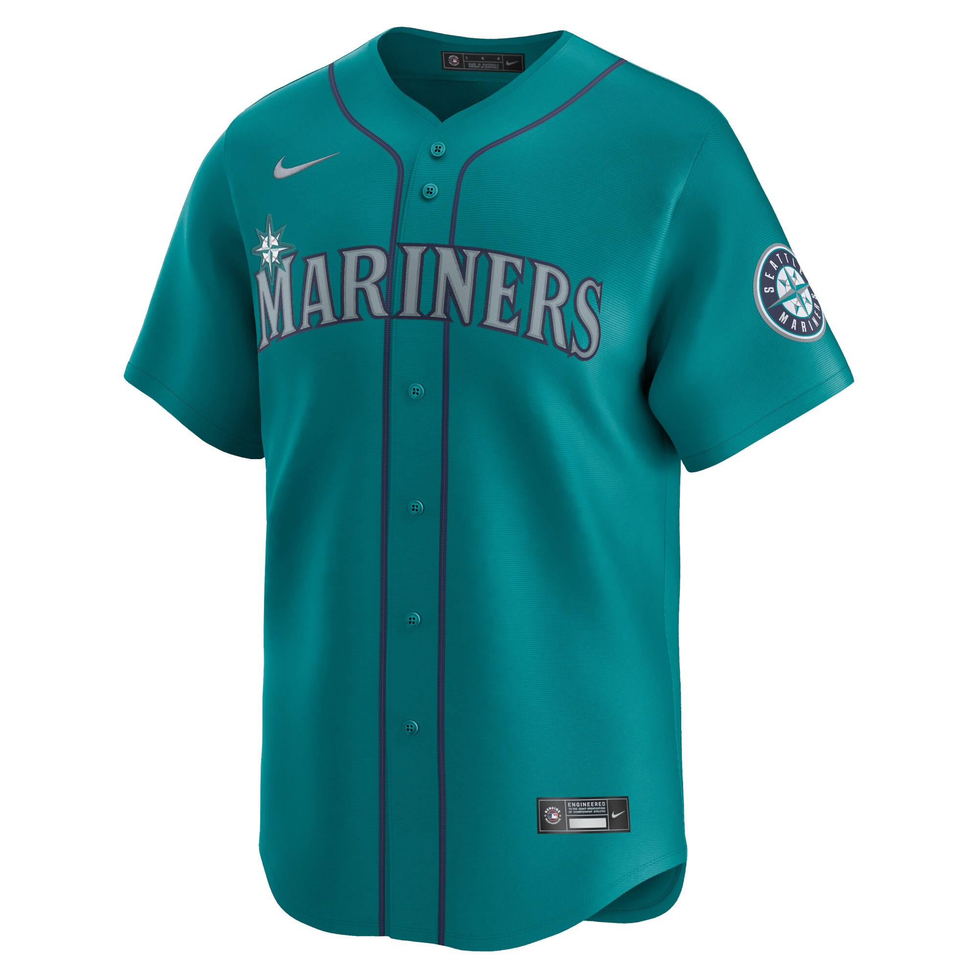 Julio Rodr\u00c3\u00adguez Seattle Mariners Alternate Limited Player Jersey Aqua