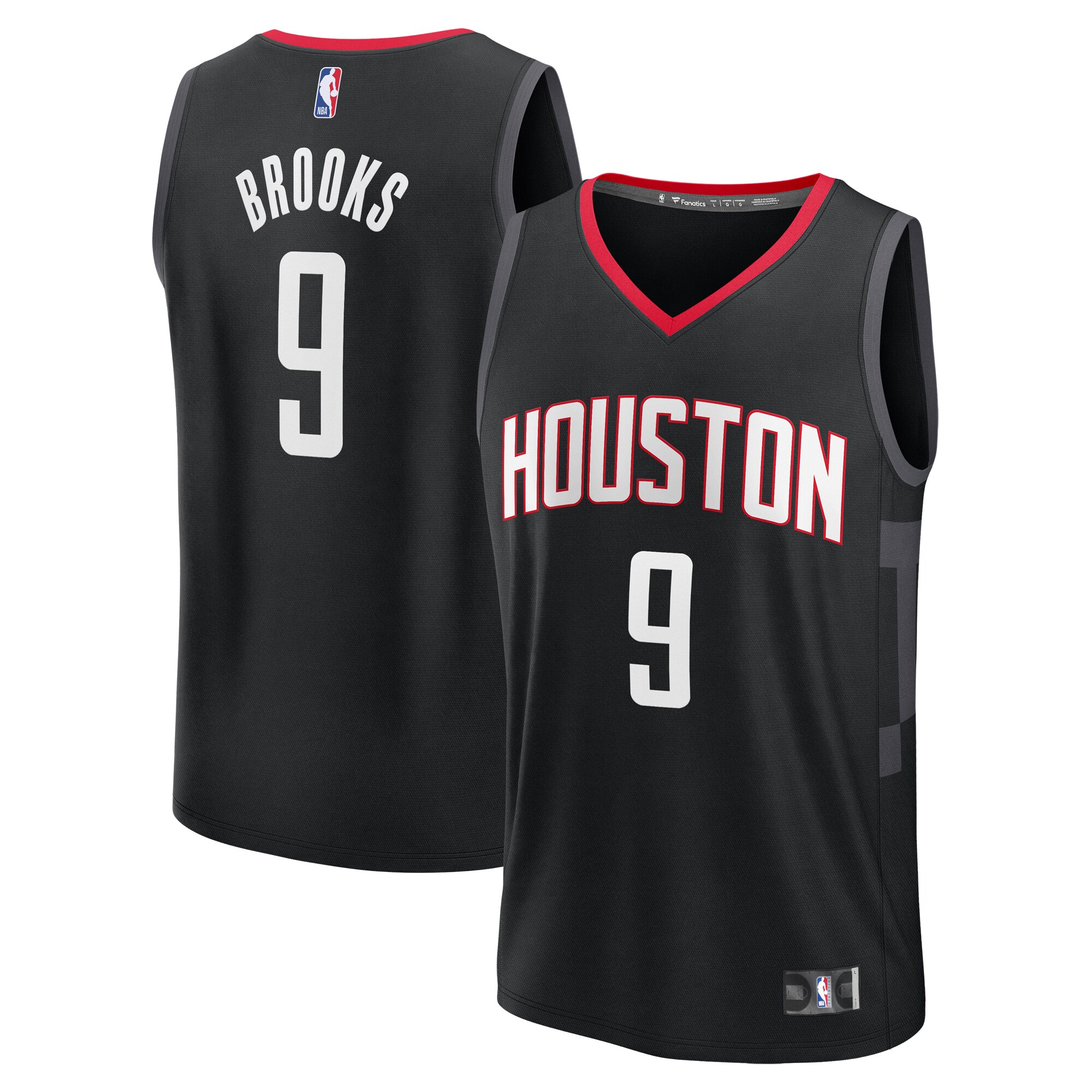 Dillon Brooks Houston Rockets Fanatics Youth Fast Break Replica Player Jersey - Statement Edition - Black