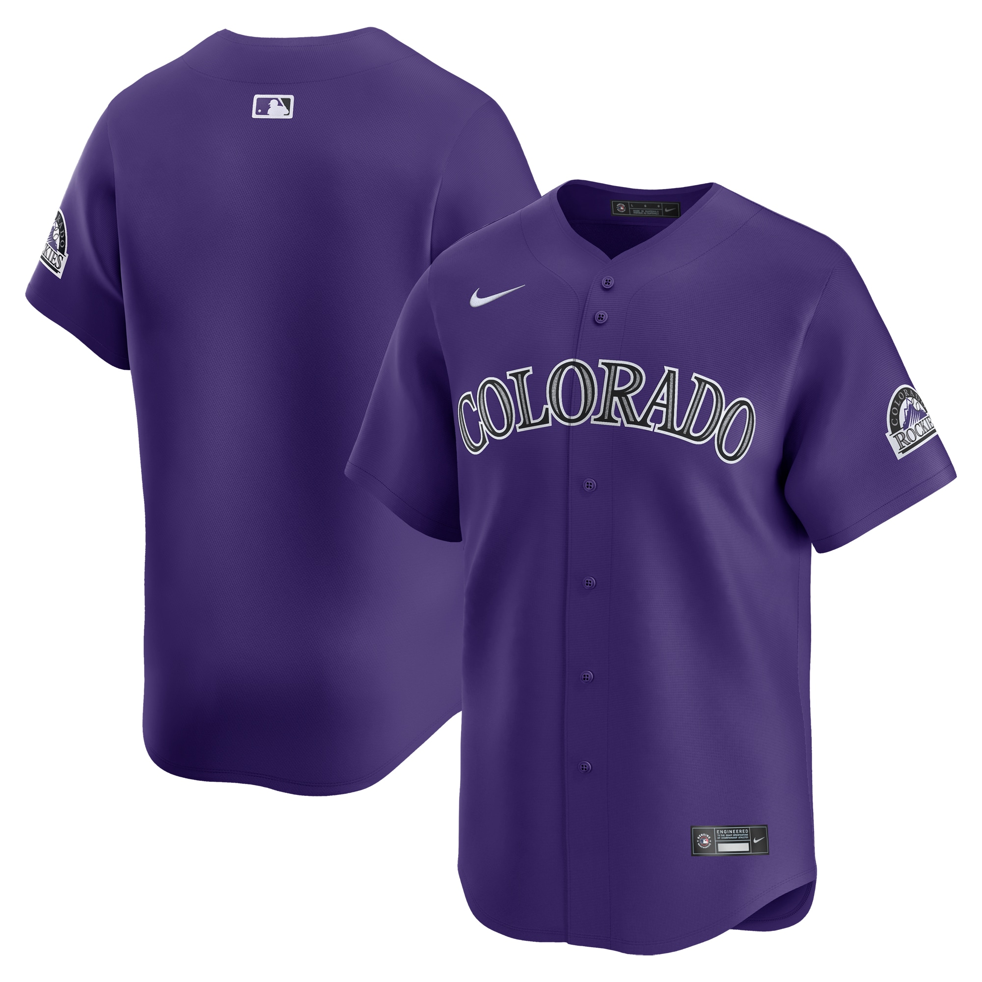 Colorado Rockies   Alternate Limited Jersey Purple