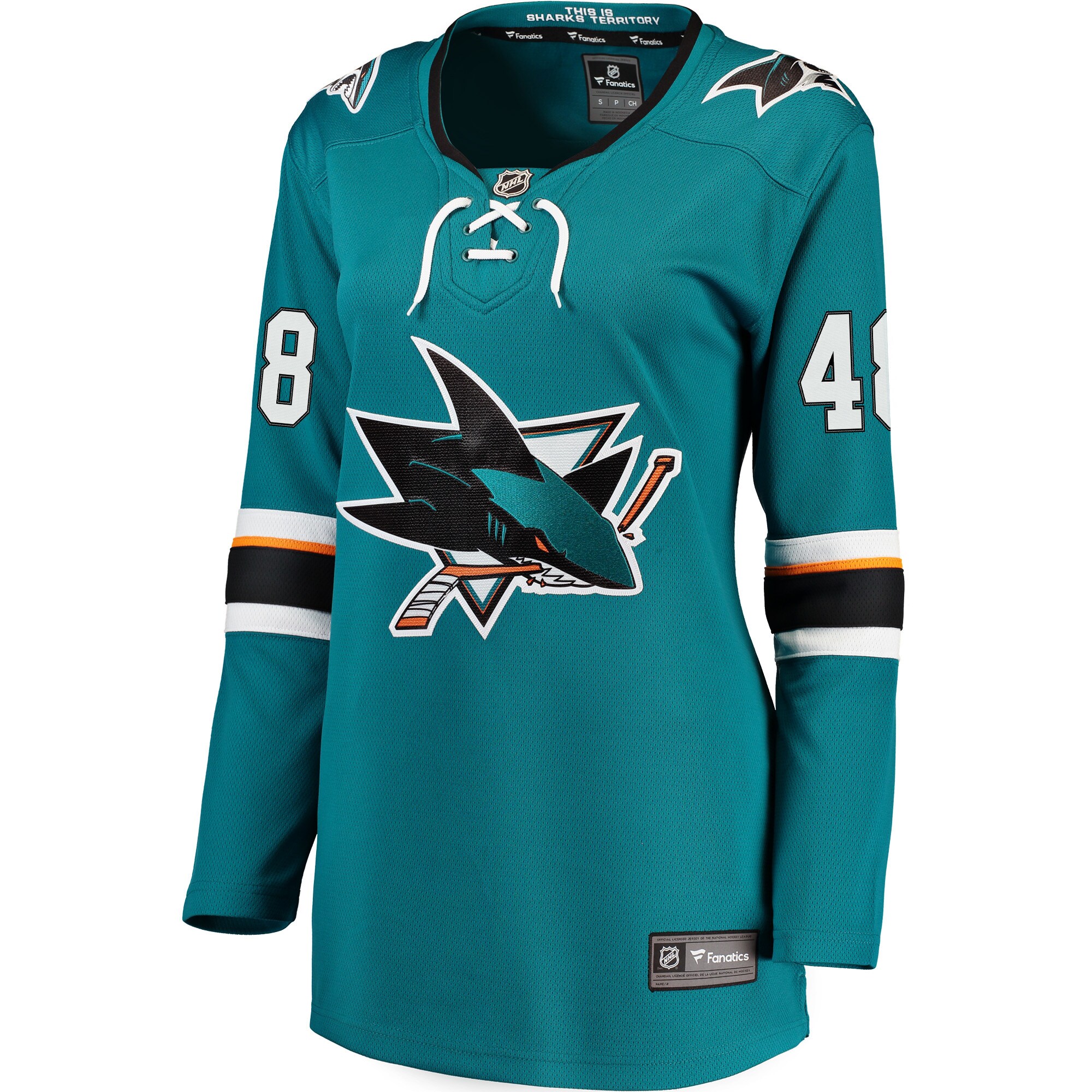 Tomas Hertl San Jose Sharks Fanatics Women's Home Premier Breakaway Player Jersey - Teal