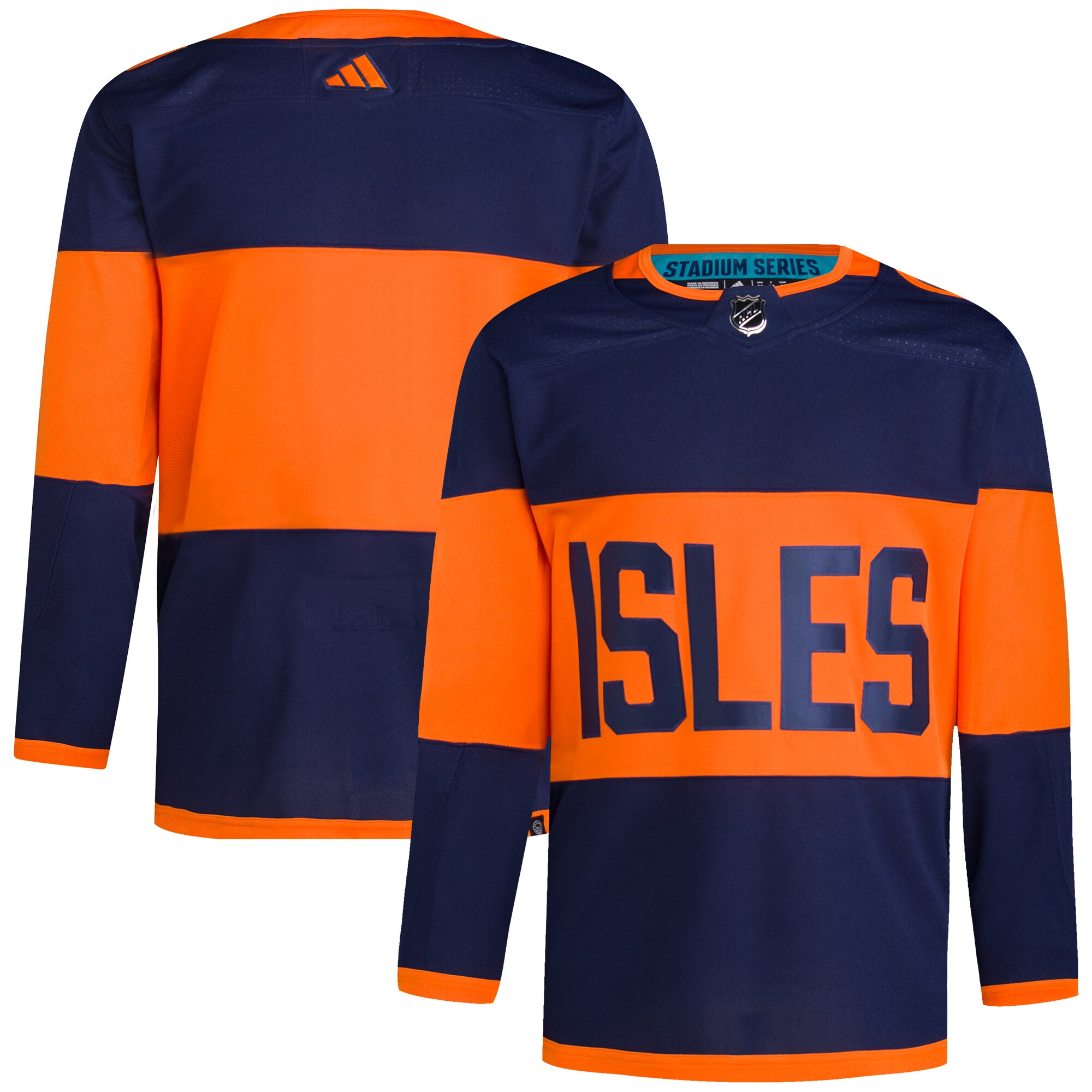New York Islanders adidas 2024 NHL Stadium Series Primegreen Authentic Jersey Navy