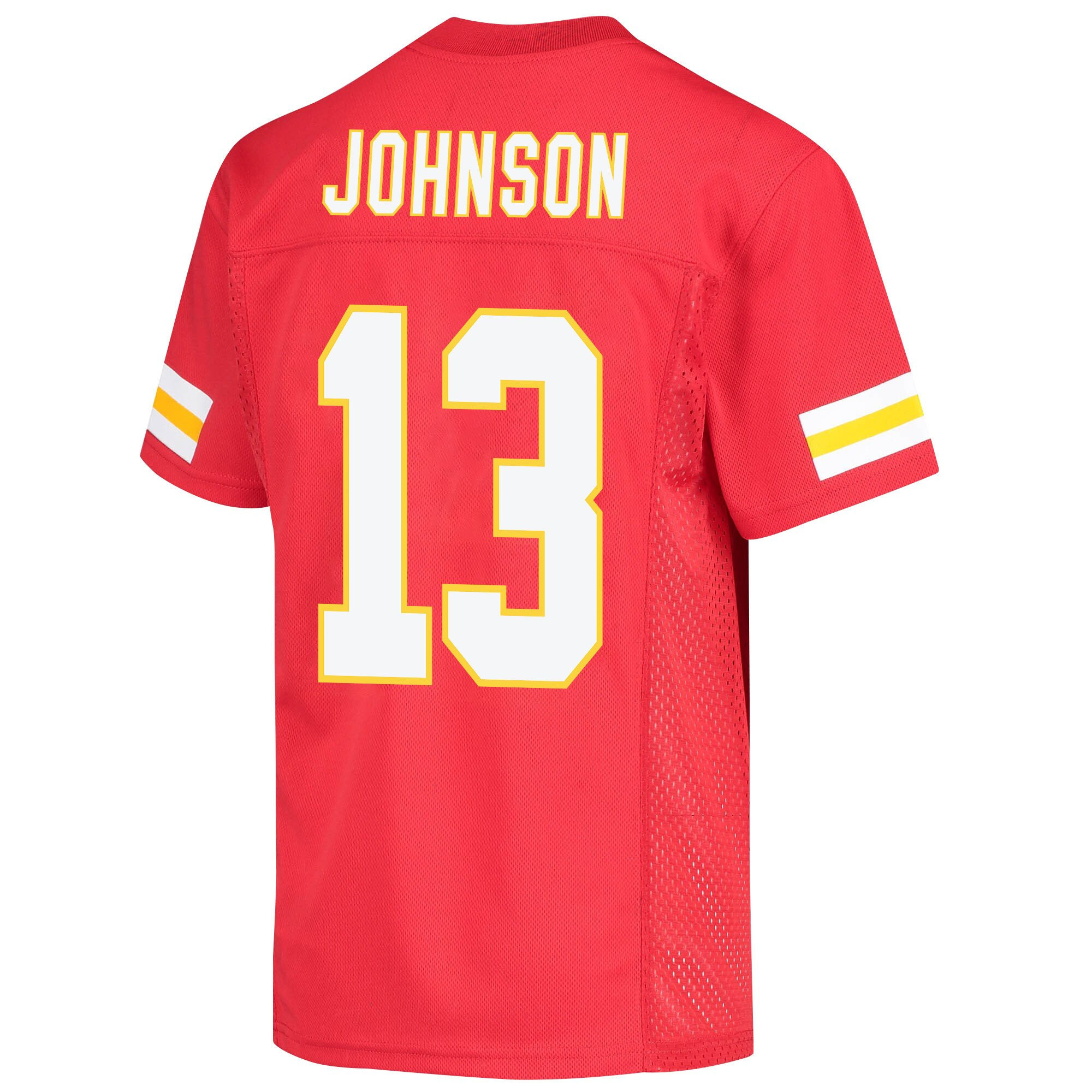 Nazeeh Johnson 13 Kansas City Chiefs Super Bowl LVII Champions Youth Game Jersey - Red
