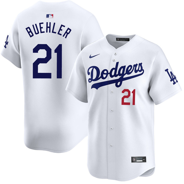 Walker Buehler Los Angeles Dodgers Home Limited Jersey
