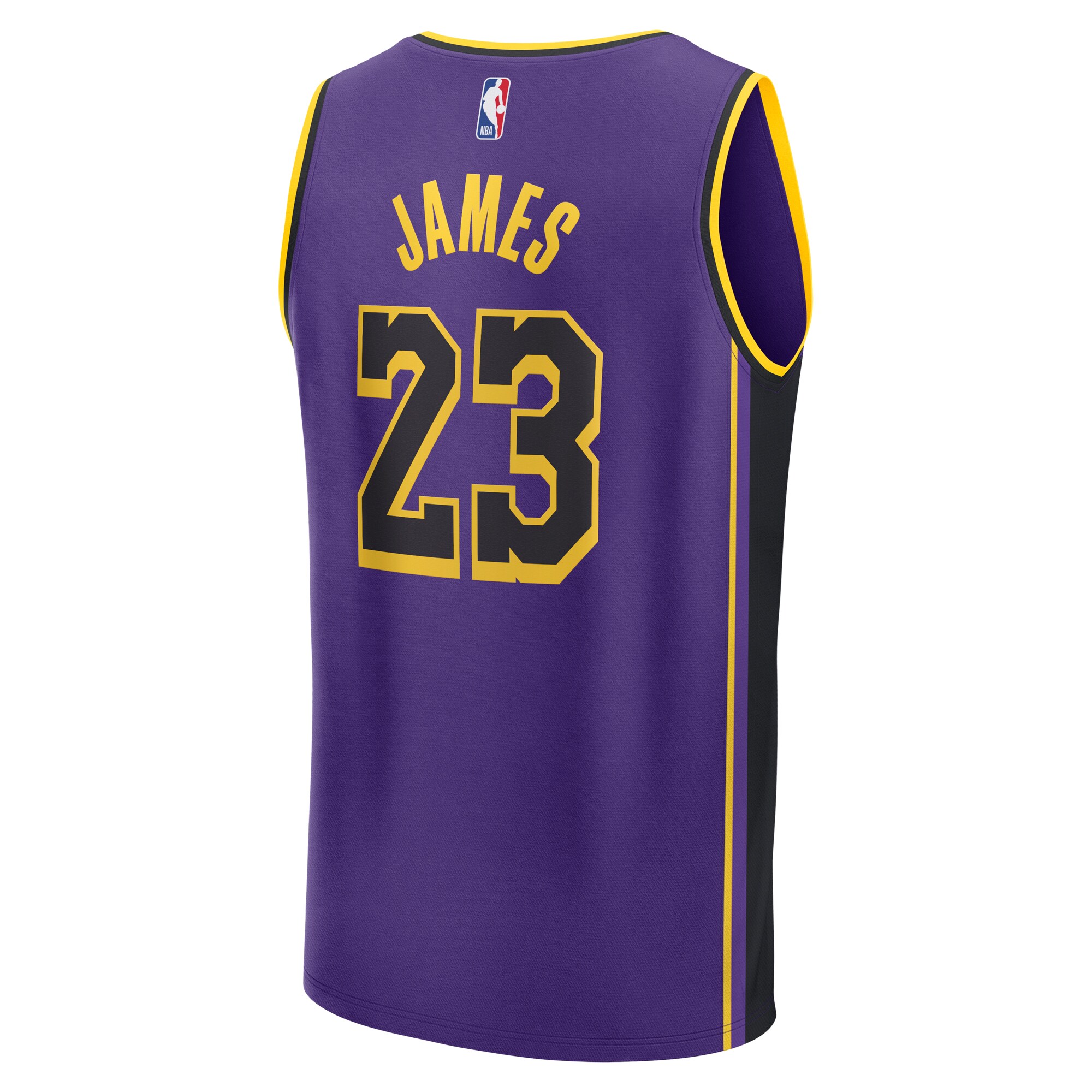 LeBron James Los Angeles Lakers Fanatics Fast Break Replica Player Jersey - Statement Edition - Purple
