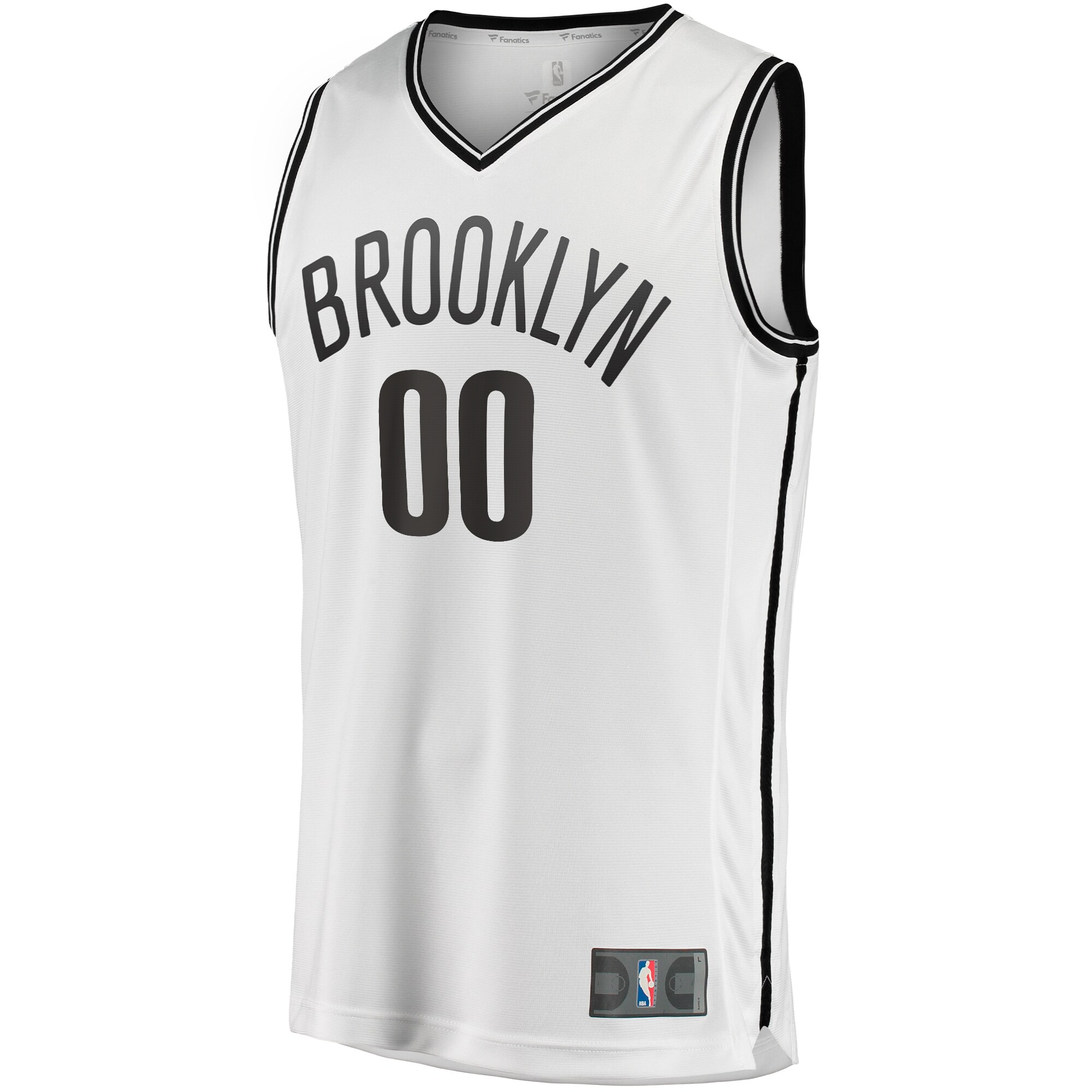 Brooklyn Nets Fanatics Youth Fast Break Replica Custom Jersey - Association Edition - White