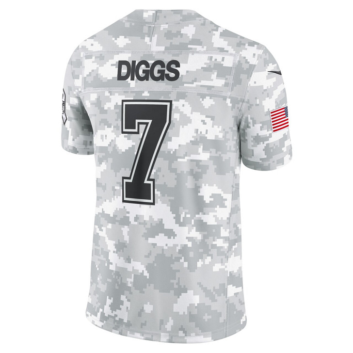 Trevon Diggs Dallas Cowboys 2024 Salute to Service Limited Jersey - Arctic Camo