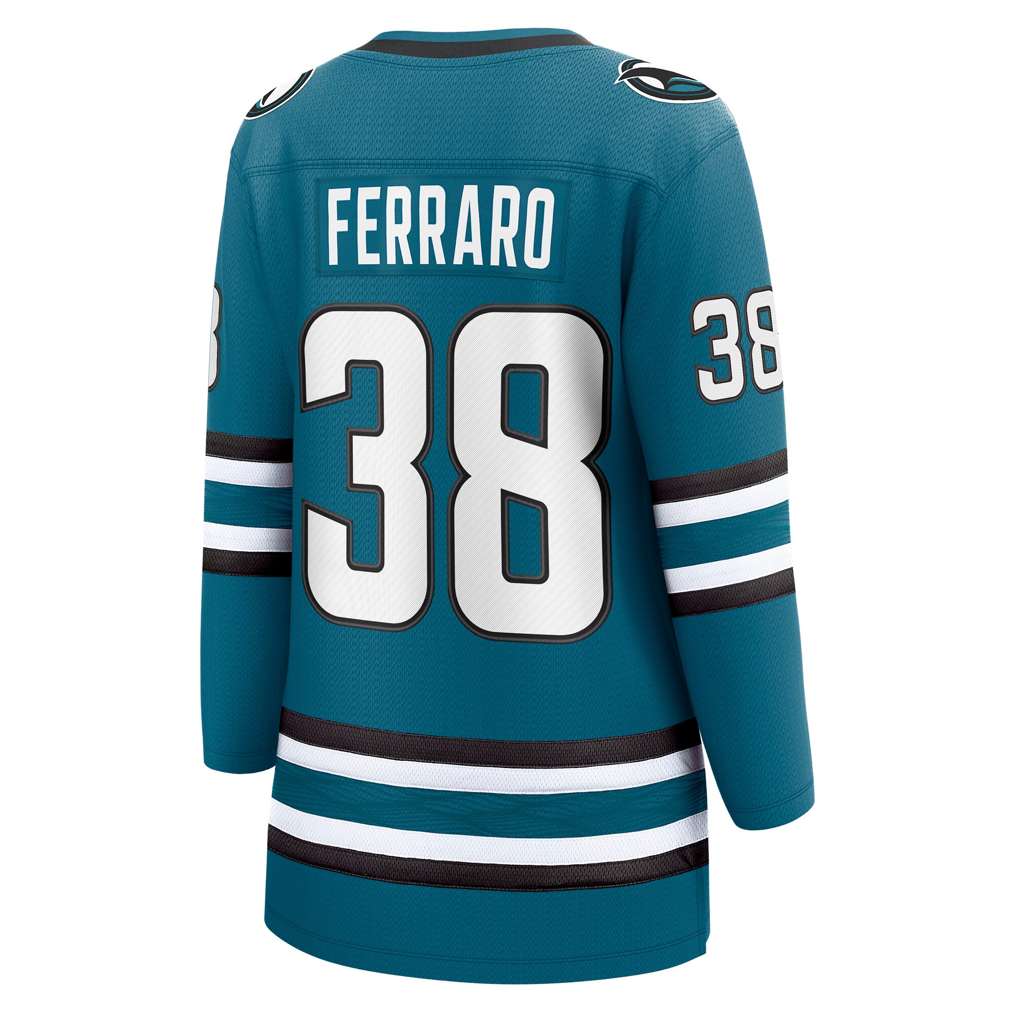 Mario Ferraro San Jose Sharks Fanatics Women's Home Breakaway Player Jersey - Teal