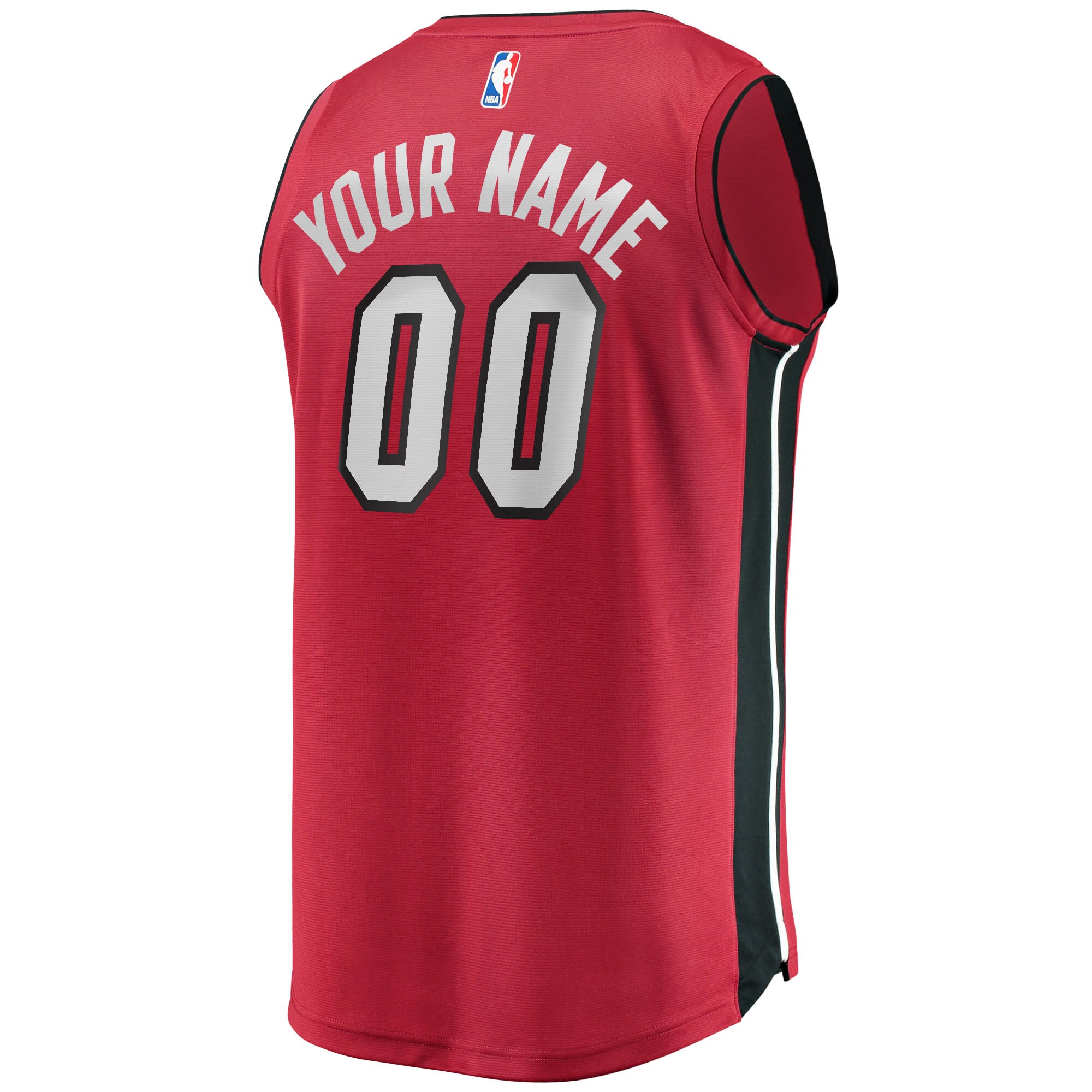 Miami Heat Fanatics Youth Fast Break Replica Custom Jersey Red - Statement Edition