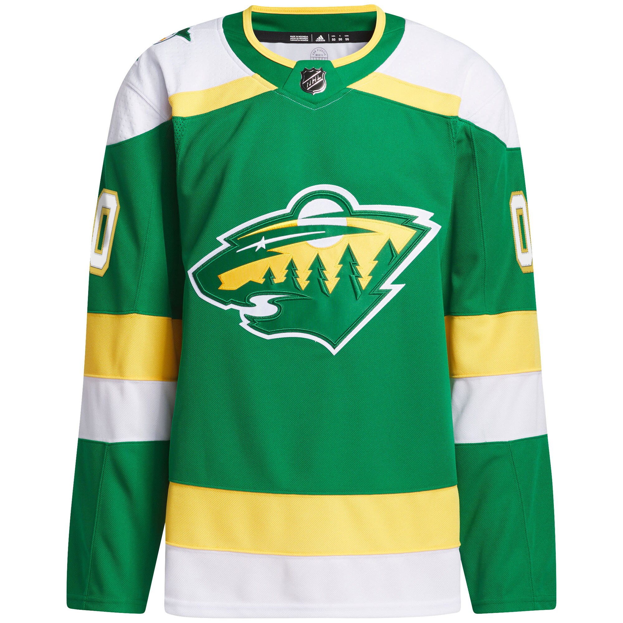 Minnesota Wild adidas Alternate 2023\/24 Primegreen Authentic Custom Jersey - Green