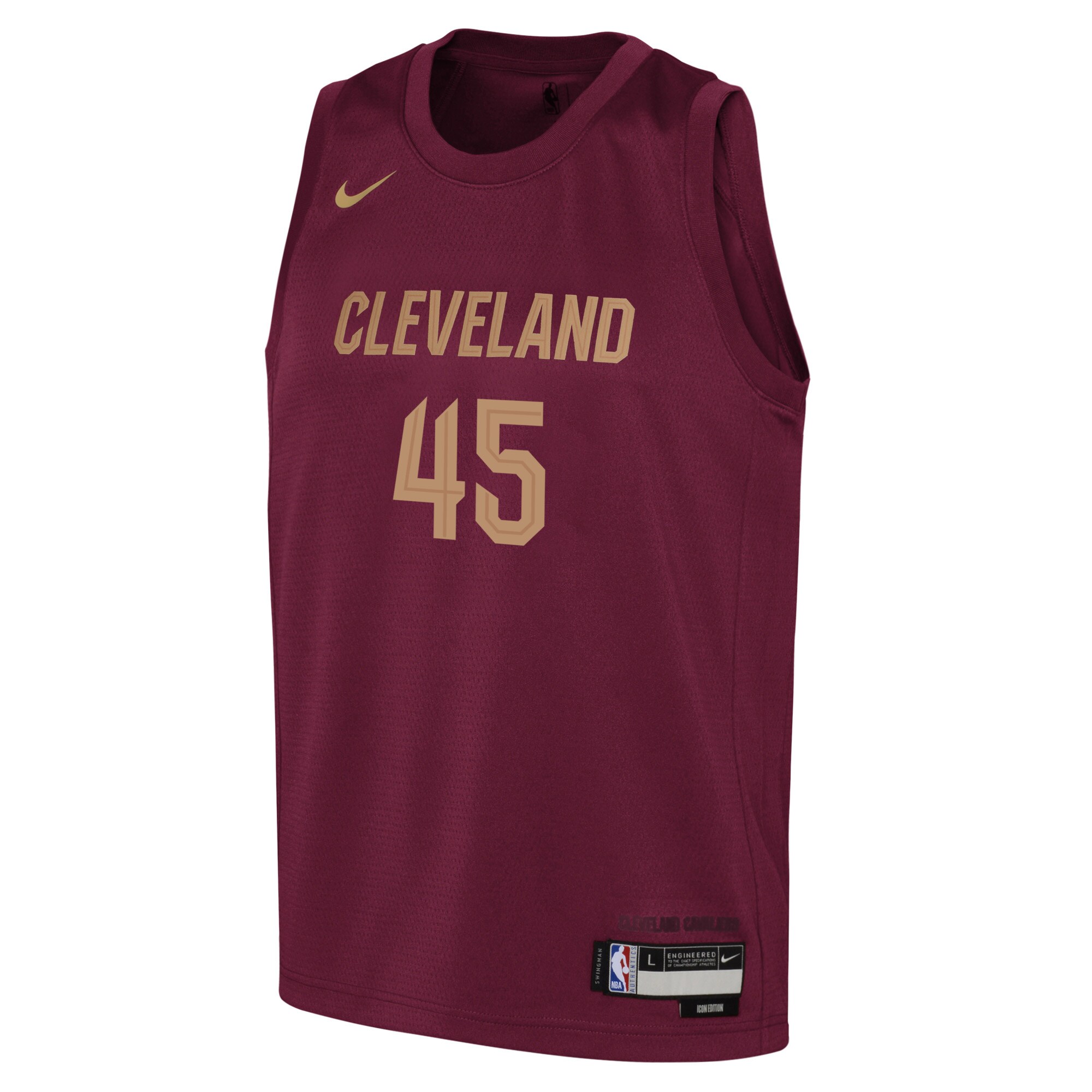 Donovan Mitchell Cleveland Cavaliers Youth Swingman Jersey - Icon Edition - Wine