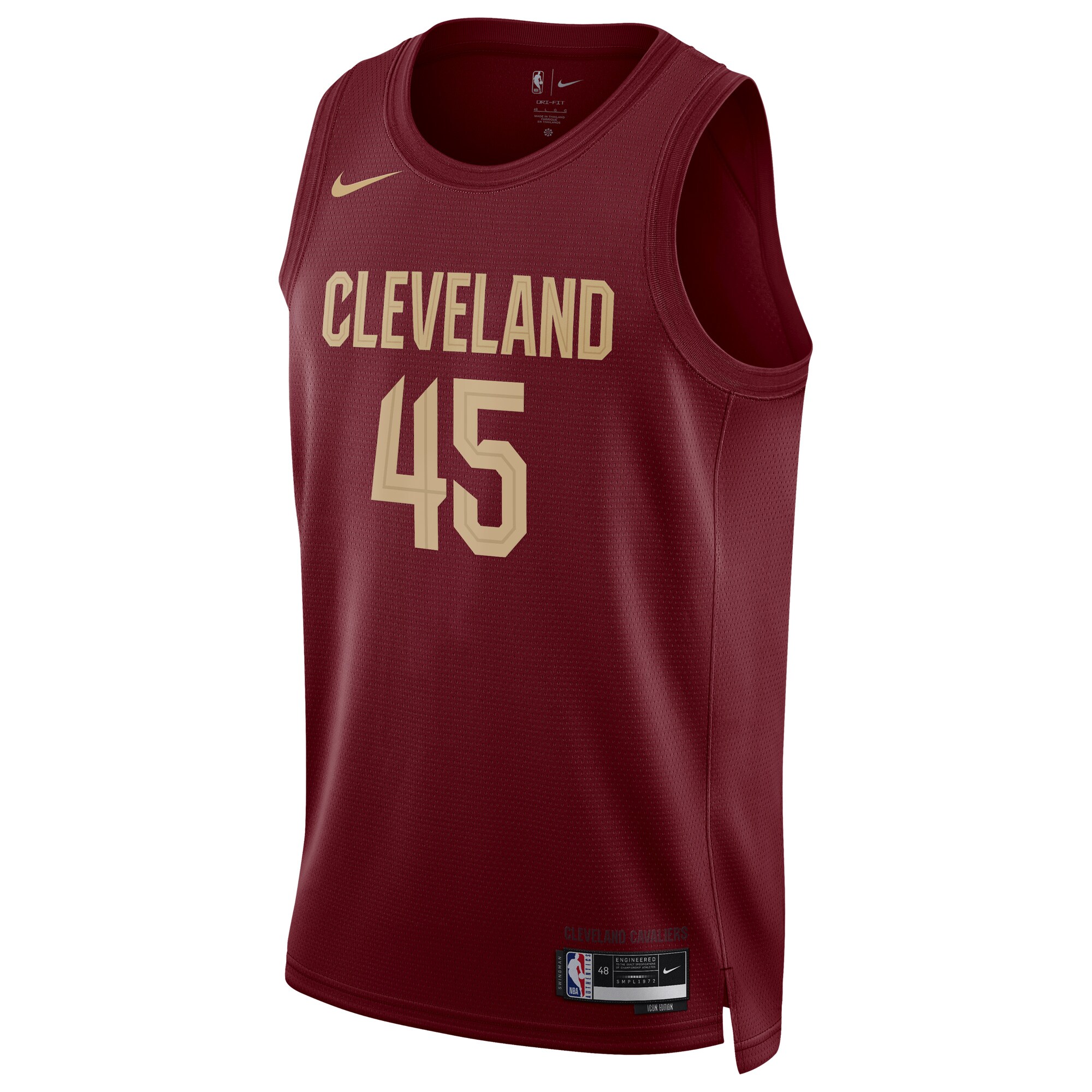 Donovan Mitchell Cleveland Cavaliers Unisex Swingman Jersey - Icon Edition - Wine