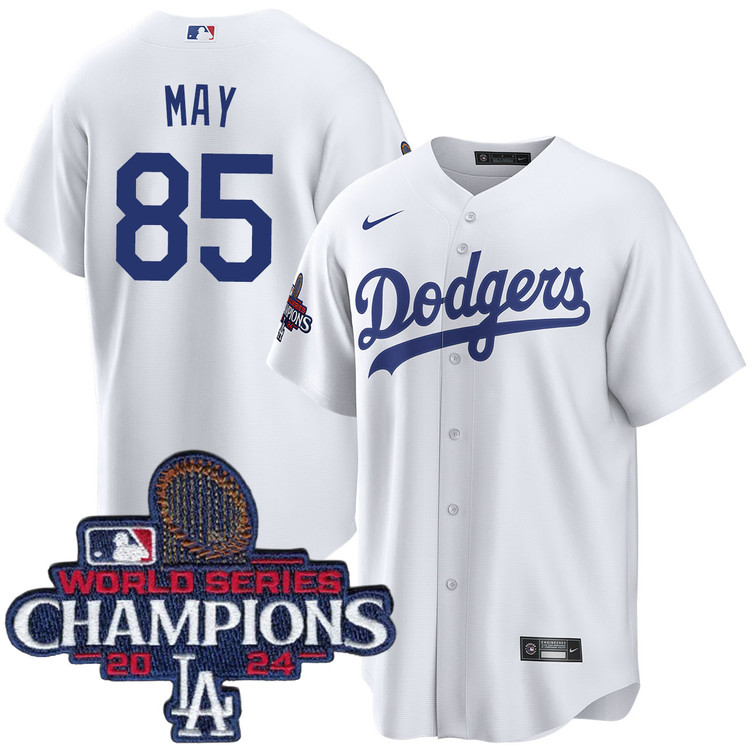 Dustin May Los Angeles Dodgers Home World Series Champions Jersey