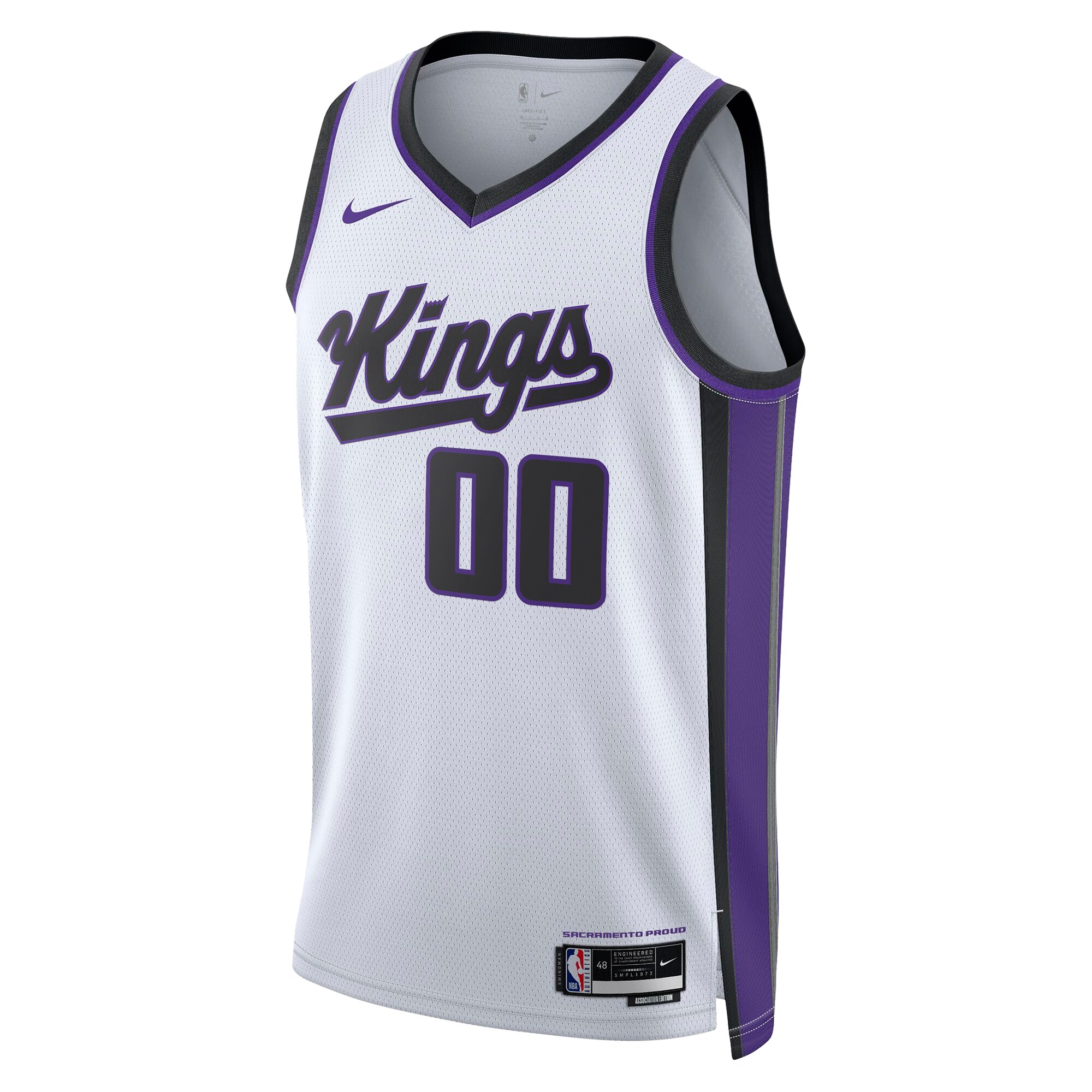 Sacramento Kings Unisex Swingman Custom Jersey - Association Edition - White