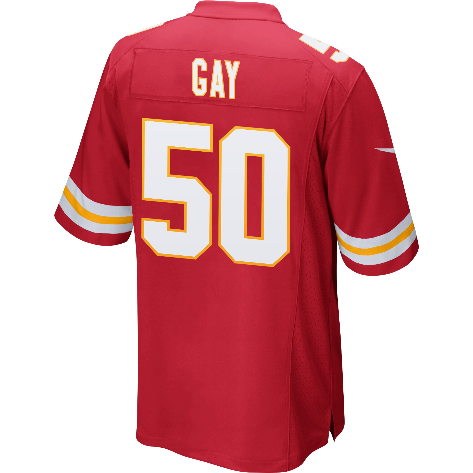 Willie Gay 50 Kansas City Chiefs Super Bowl LVII Champions 3 Stars Men Game Jersey - Red