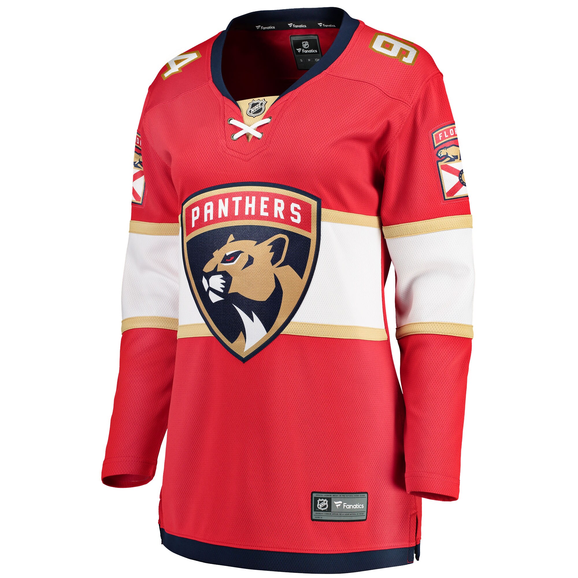 Ryan Lomberg Florida Panthers Fanatics Women's Home Breakaway Player Jersey - Red