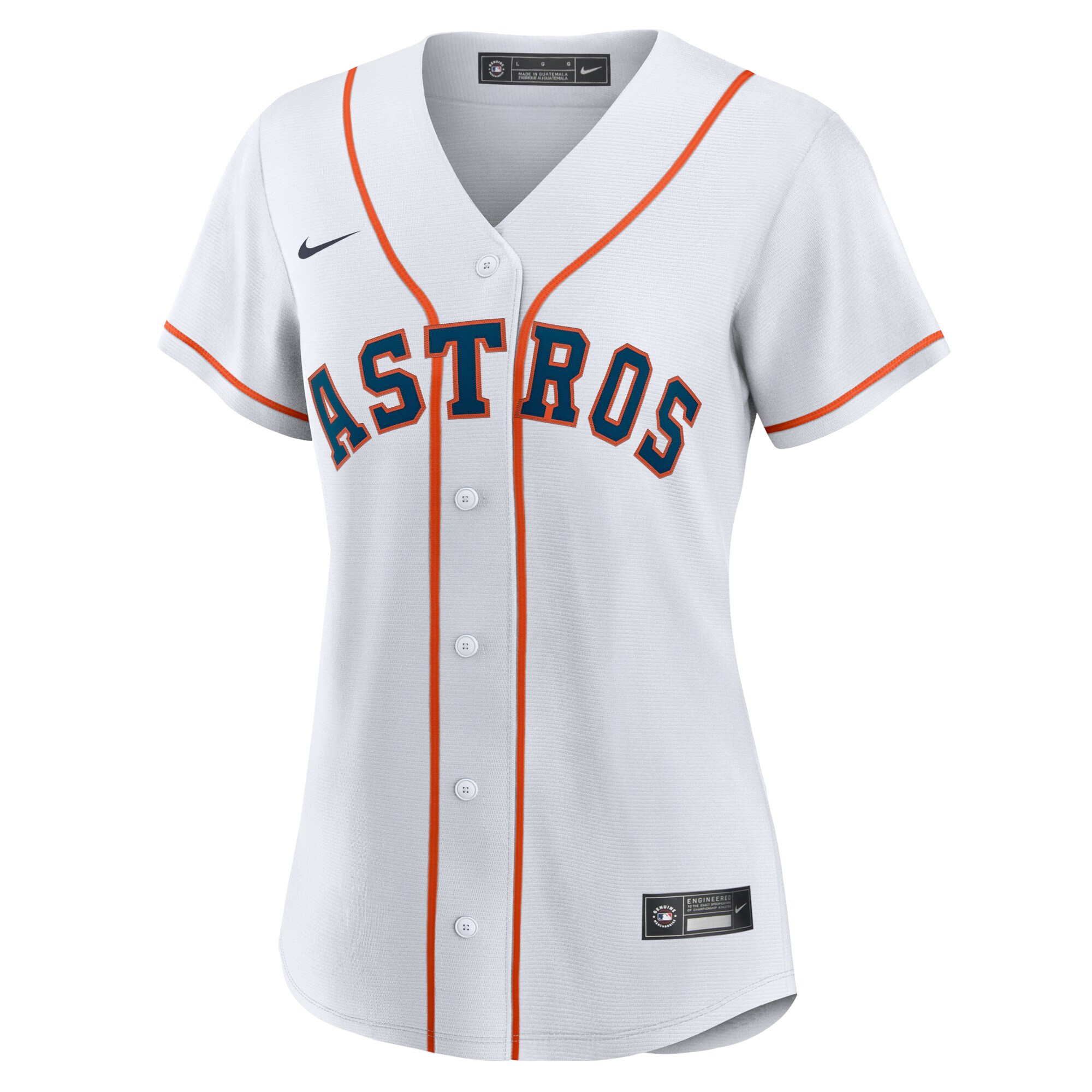 Houston Astros  Women's Home Replica Team Jersey - White