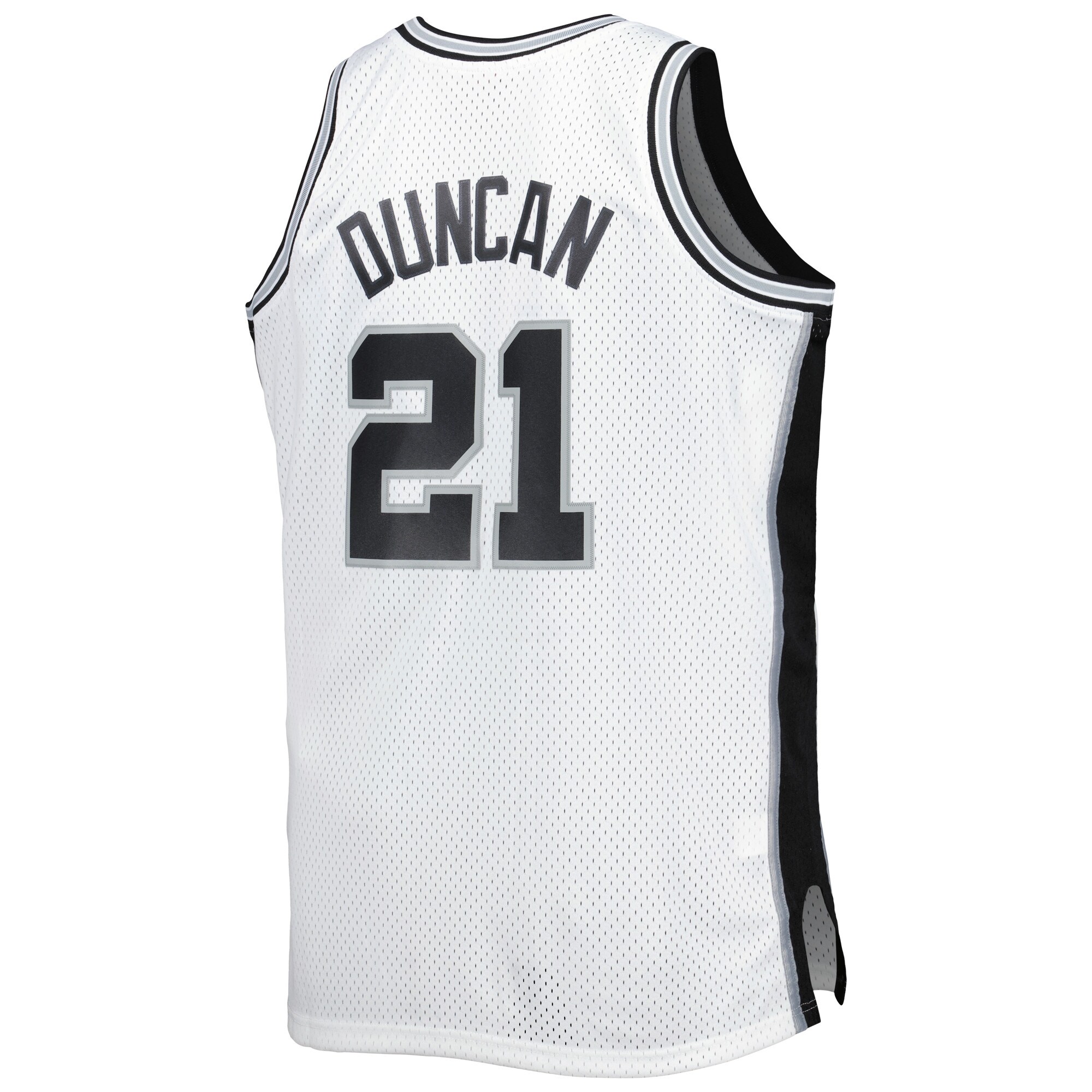 Tim Duncan San Antonio Spurs Mitchell & Ness Big & Tall Hardwood Classics 1998\/99 Swingman Jersey - White