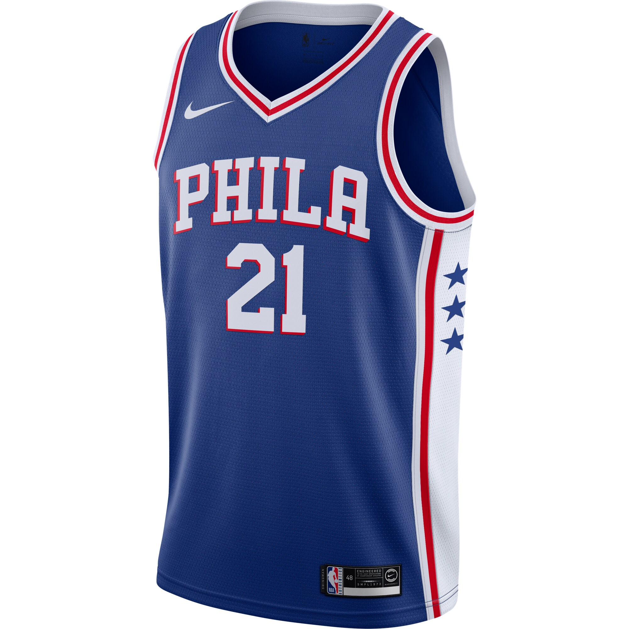 Joel Embiid Philadelphia 76ers 2019\/2020 Swingman Jersey - Icon Edition - Royal
