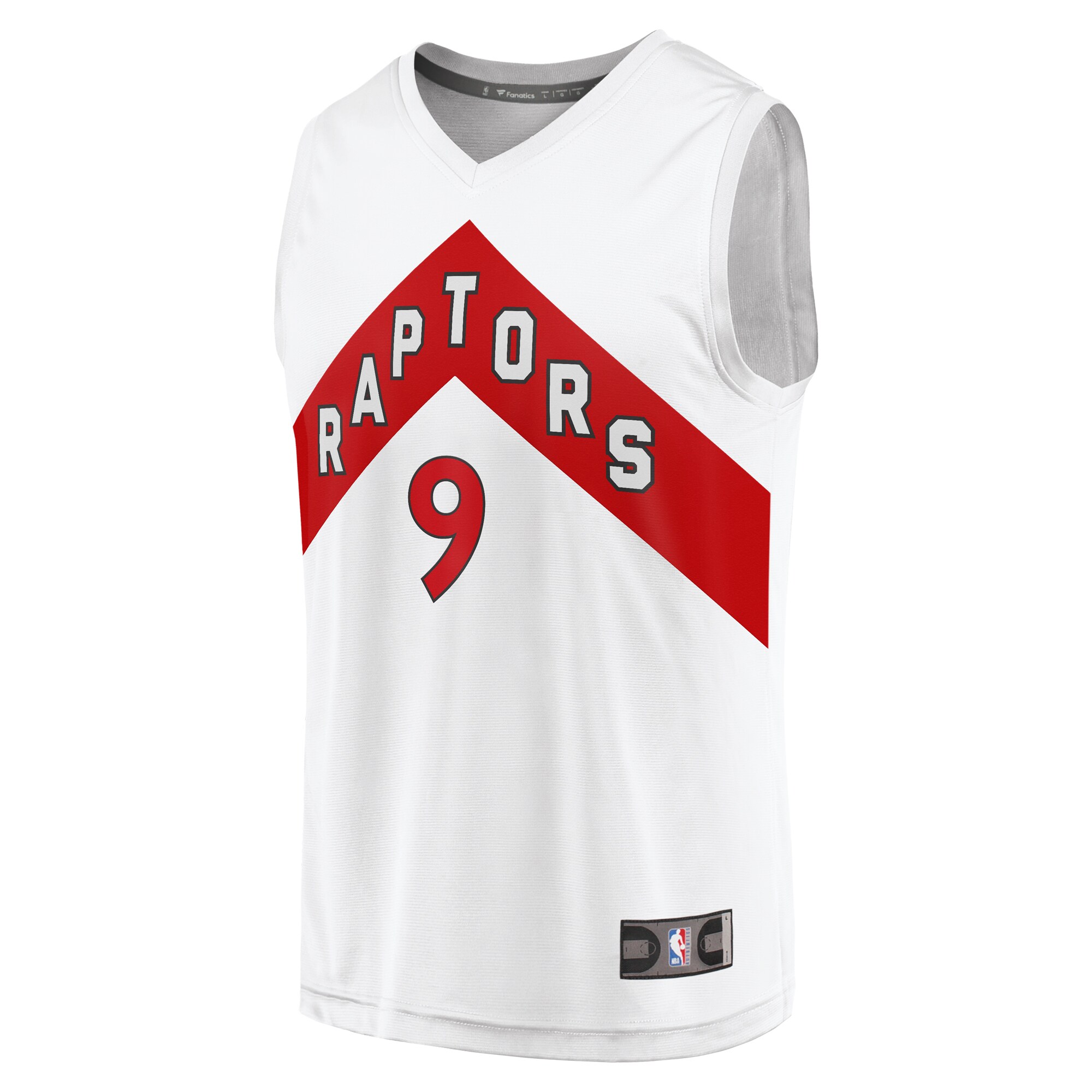 RJ Barrett Toronto Raptors Fanatics Youth Fast Break Player Jersey - Association Edition - White