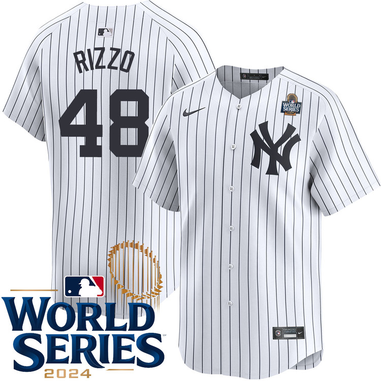 Anthony Rizzo New York Yankees Home Limited World Series Jersey