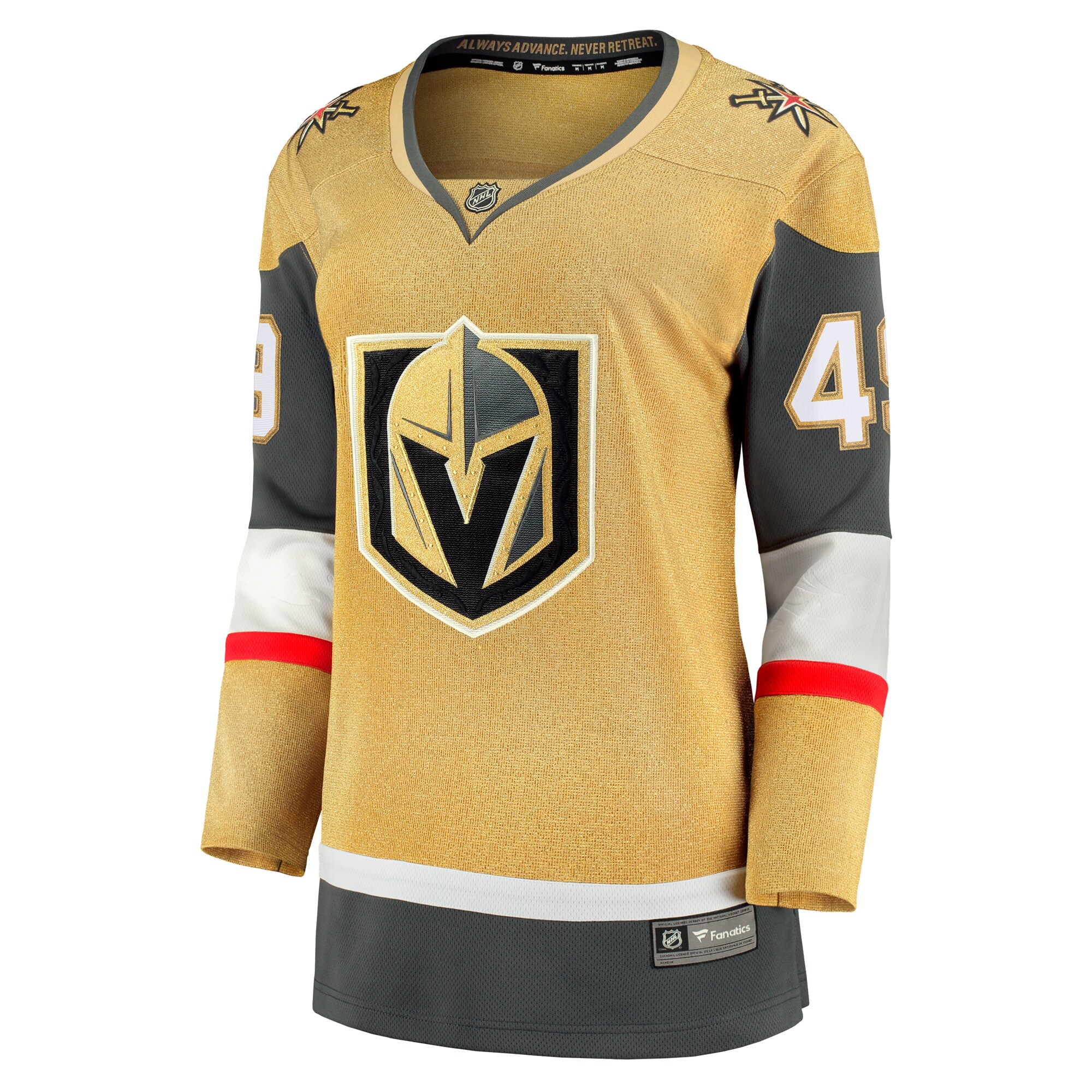 Ivan Barbashev Vegas Golden Knights Women's Fanatics Home Breakaway Jersey - Gold