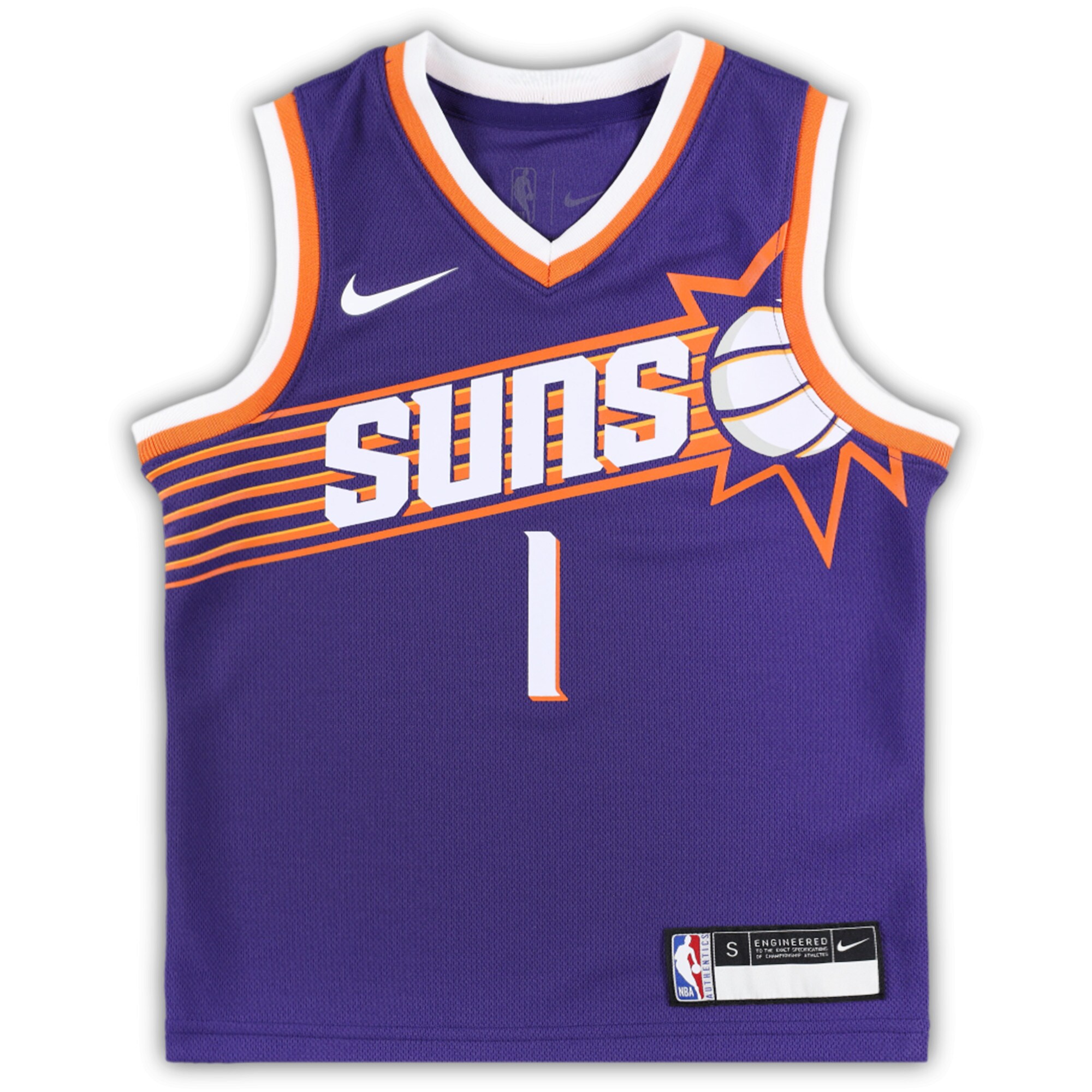 Devin Booker Phoenix Suns Preschool Swingman Player Jersey - Icon Edition - Purple