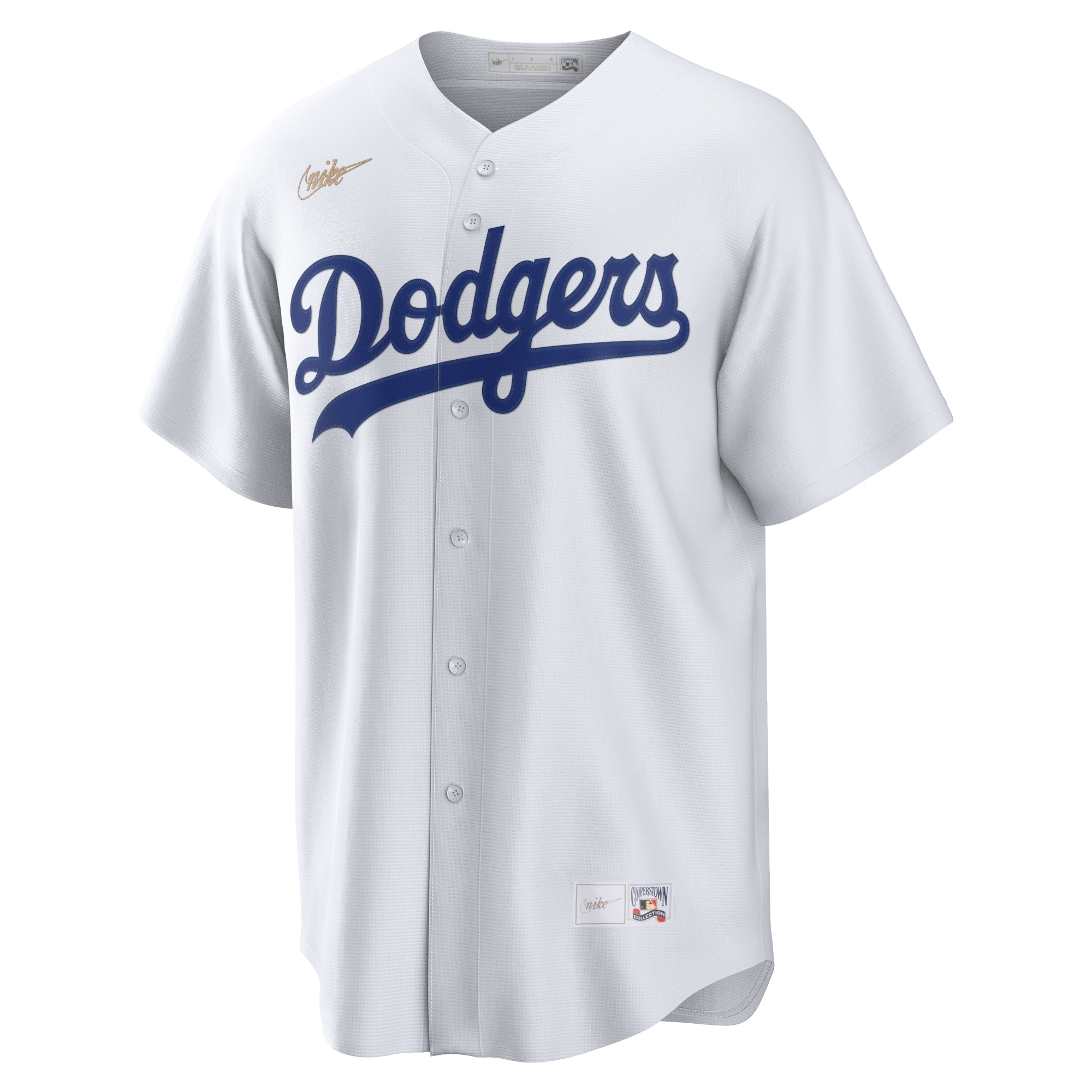 Jackie Robinson Brooklyn Dodgers Home Cooperstown Collection Player Jersey - White