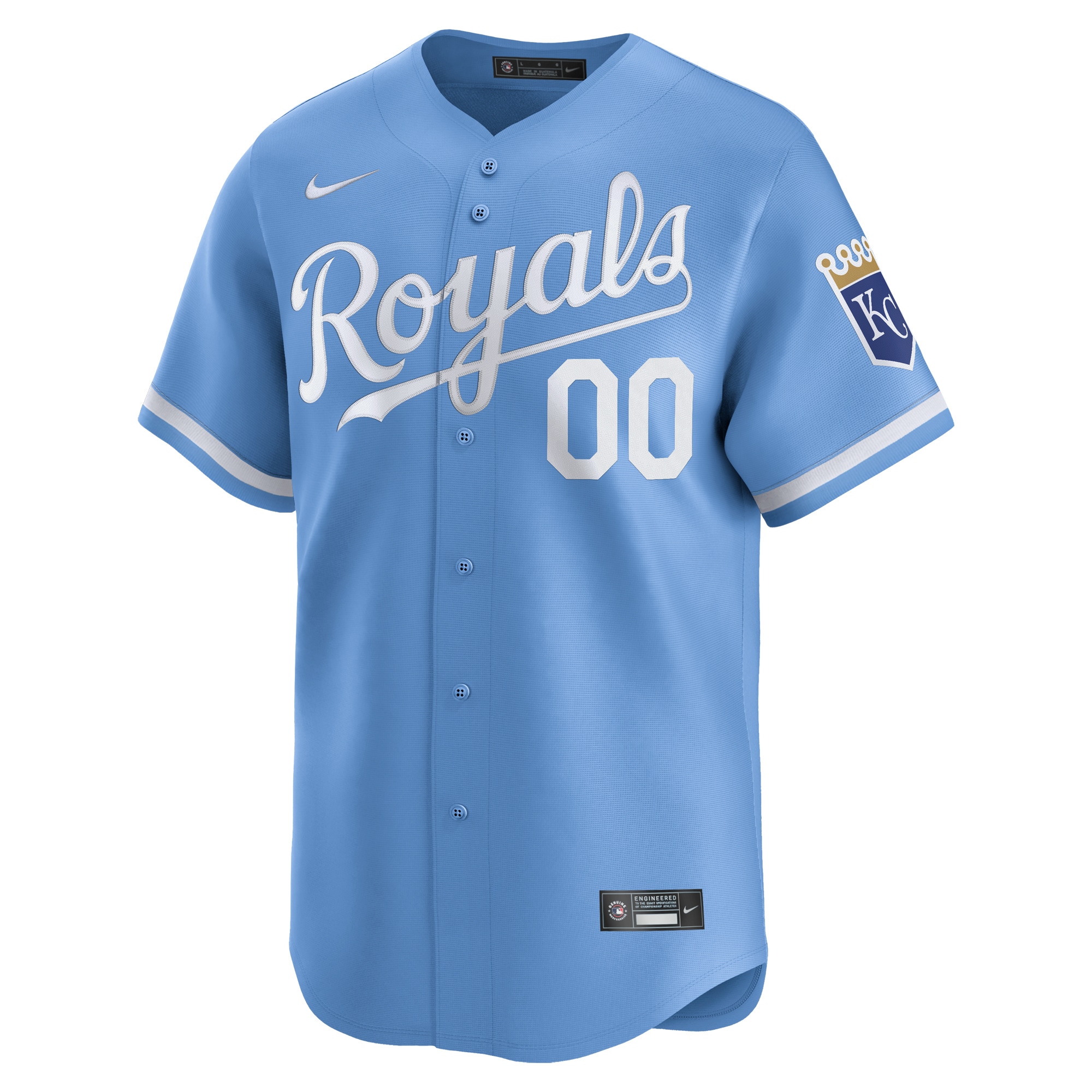 Kansas City Royals   Alternate Limited Custom Jersey Light Blue