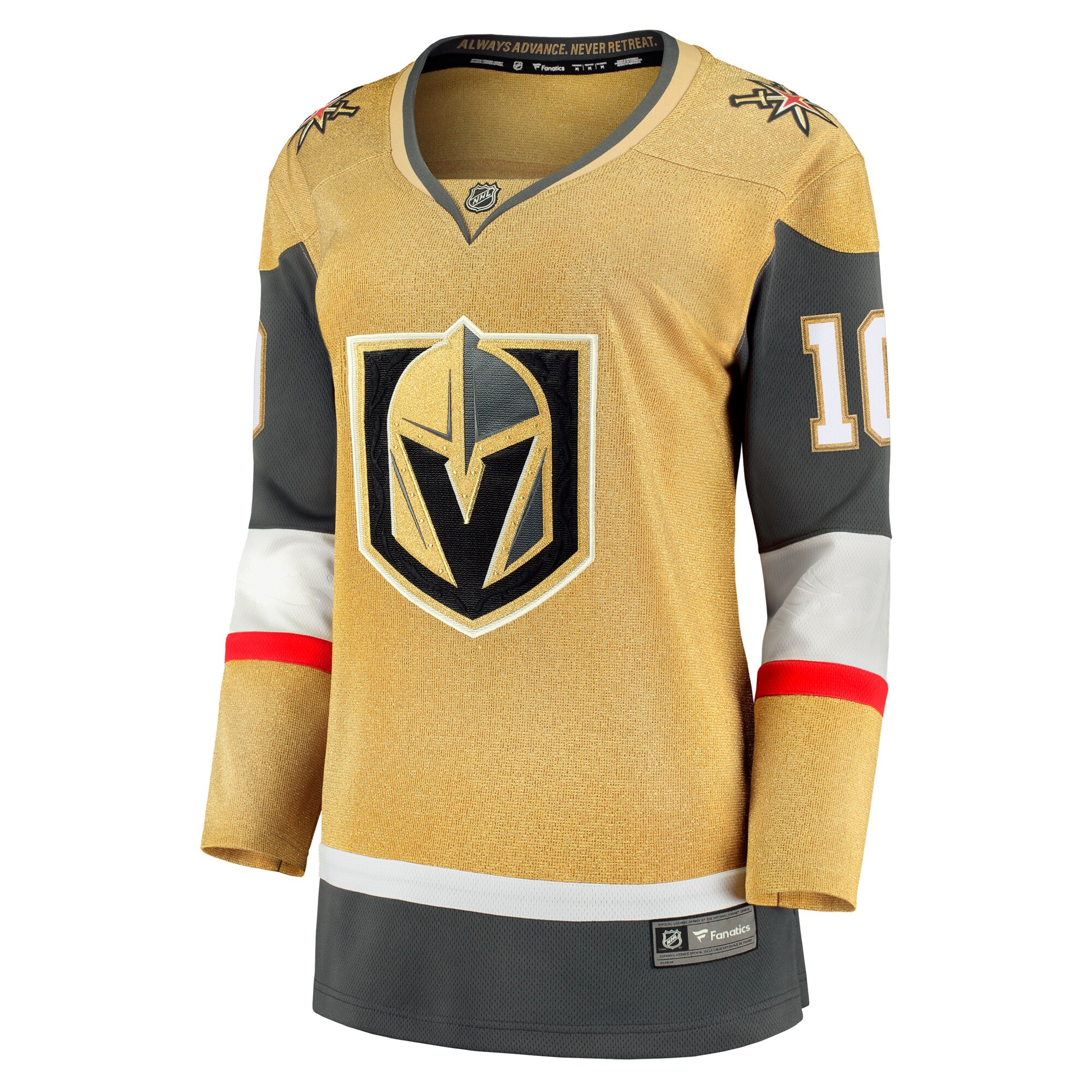 Nicolas Roy Vegas Golden Knights Fanatics Women's Home Breakaway Player Jersey - Gold