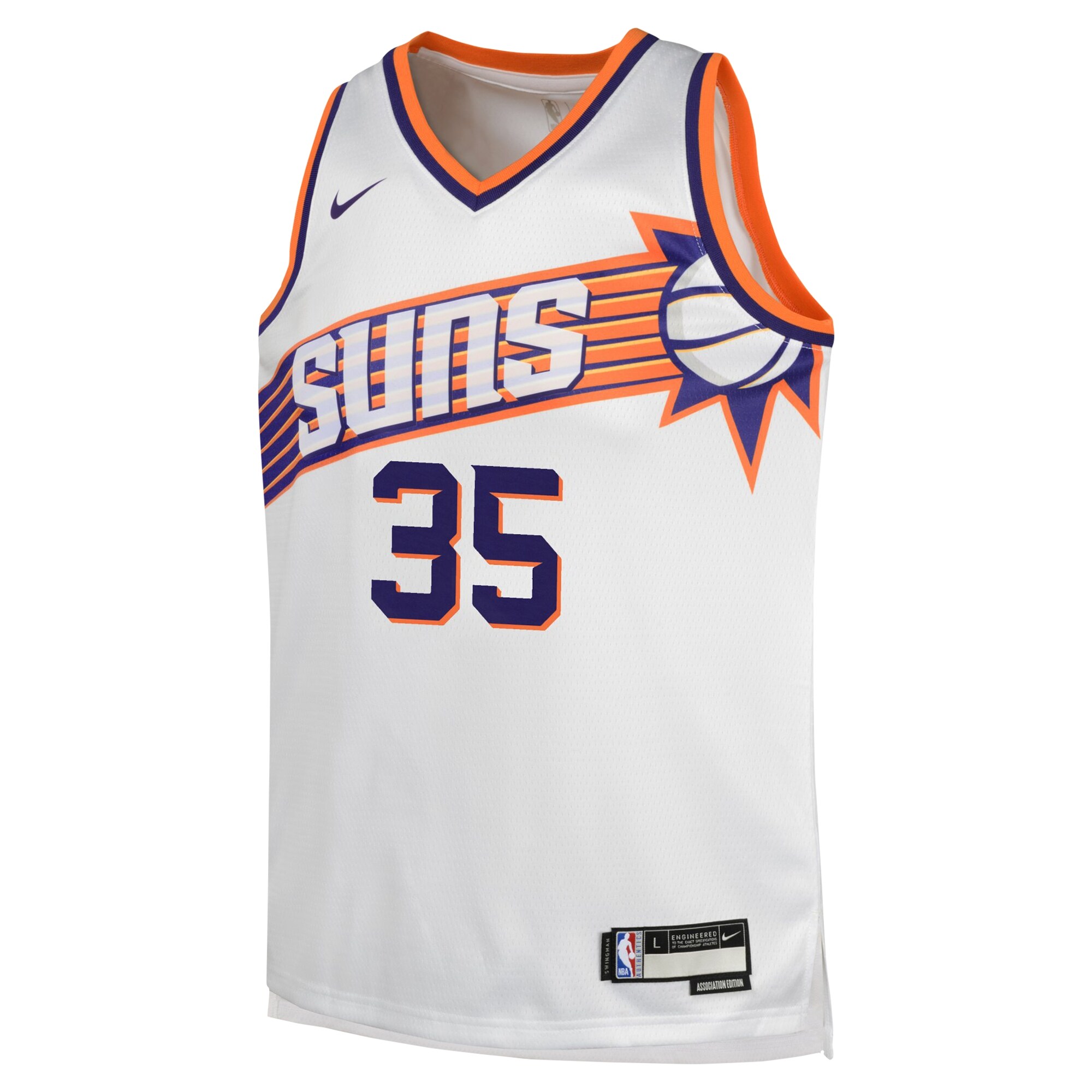 Kevin Durant Phoenix Suns Youth Swingman Jersey - Association Edition - White