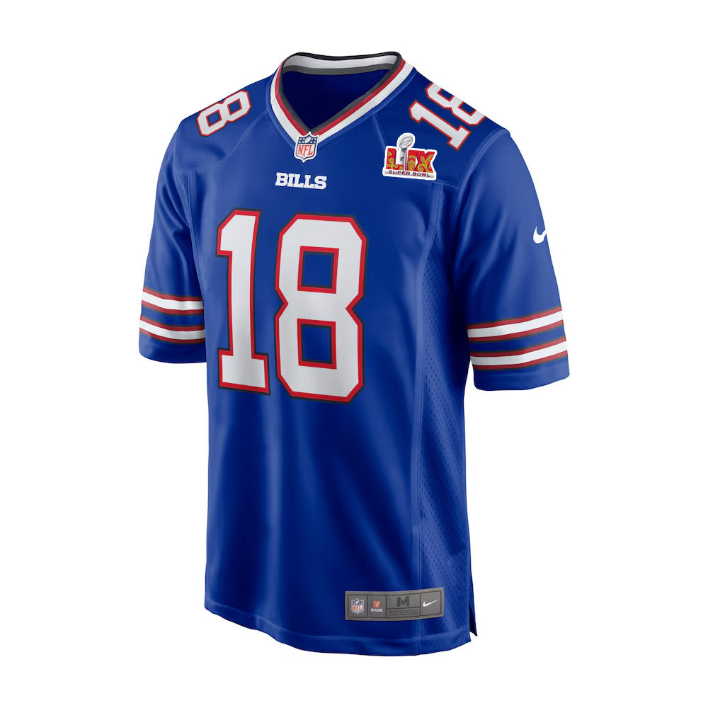 Amari Cooper #18 Buffalo Bills Super Bowl LIX Jersey - Men's - Royal