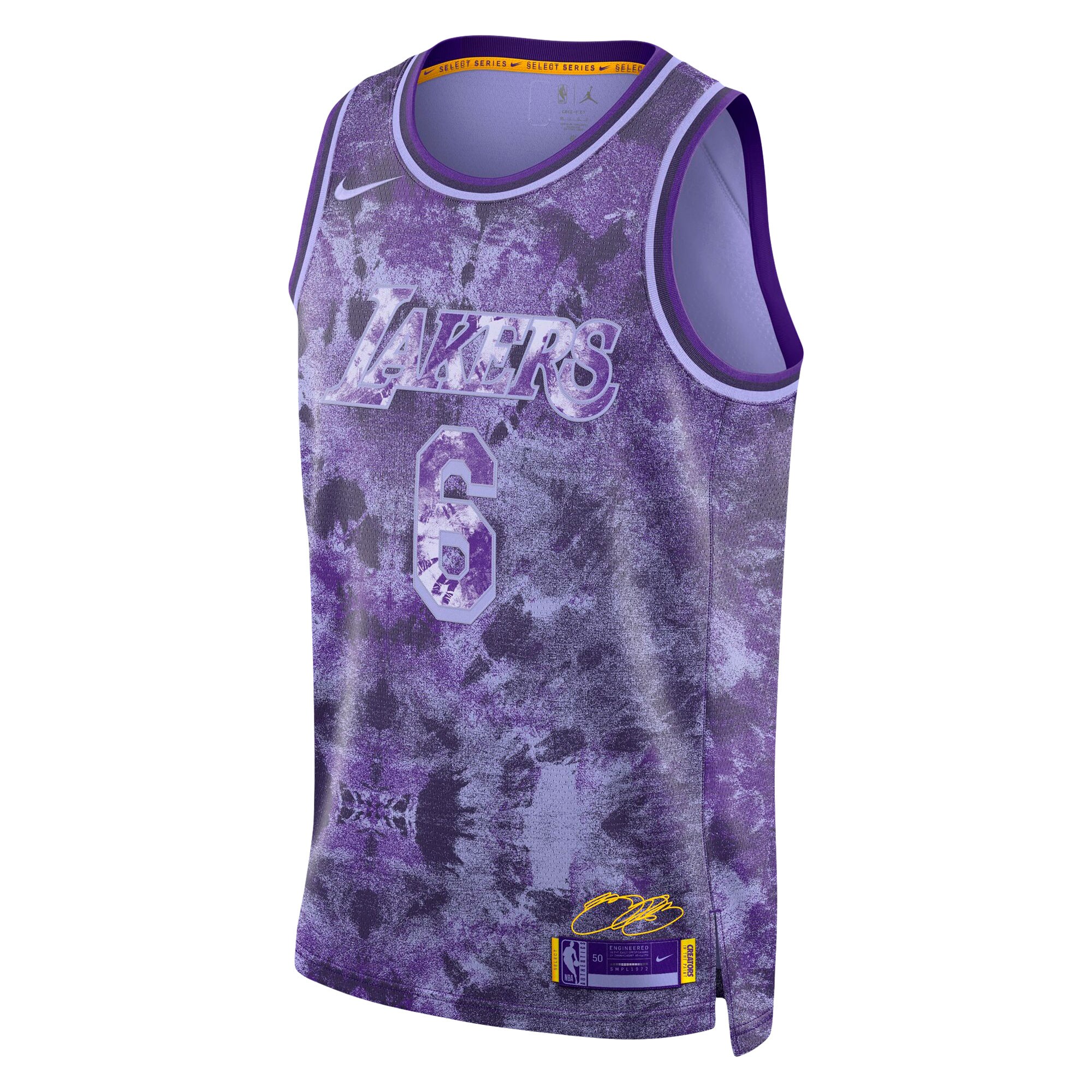 LeBron James Los Angeles Lakers Unisex Select Series Swingman Jersey - Purple