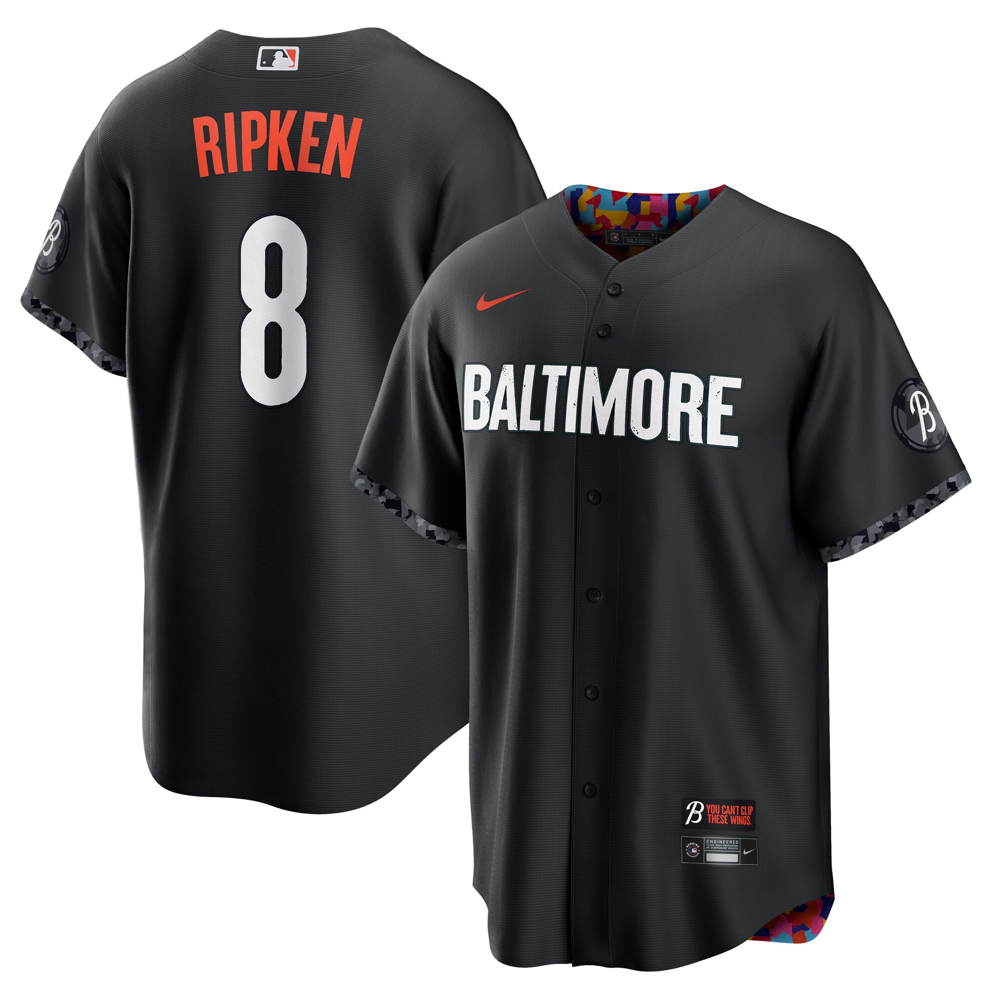 Cal RipkenBaltimore Orioles City Connect Replica Player Jersey - Black