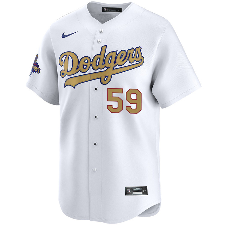 Evan Phillips Los Angeles Dodgers Home 2025 Gold Collection Limited Jersey