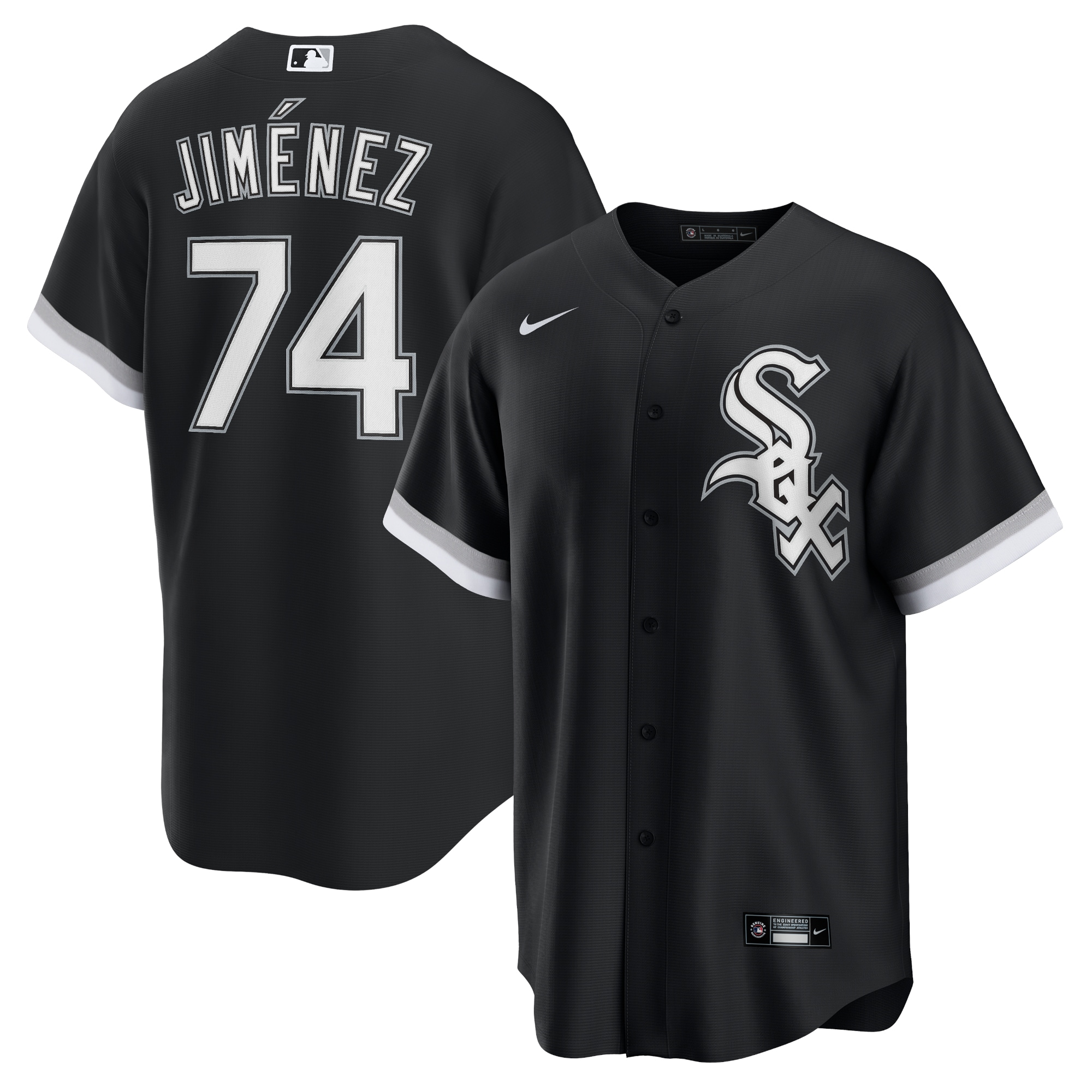 Eloy Jimenez Chicago White Sox Alternate Replica Player Name Jersey - Black